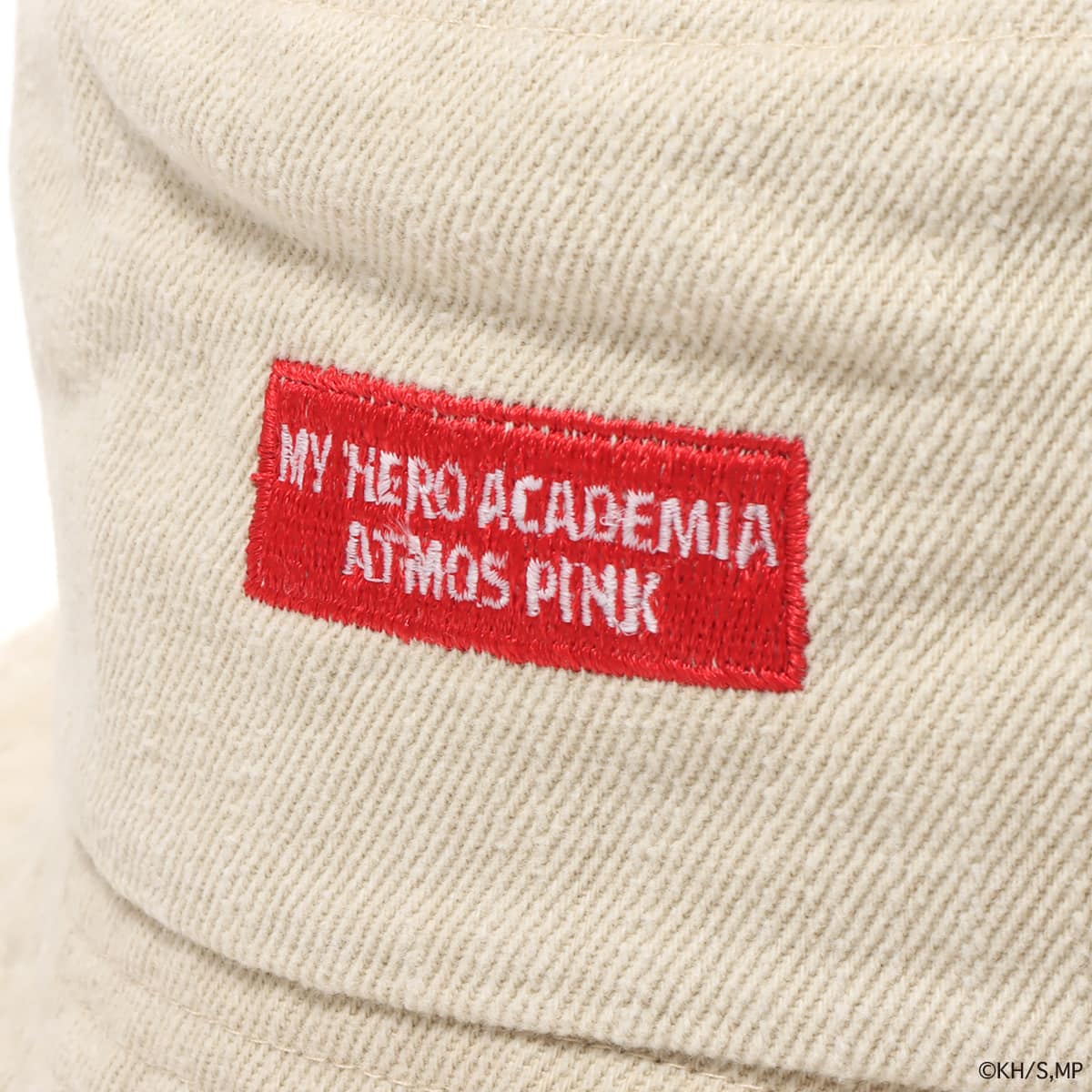 atmos pink × MY HERO ACADEMIA バケットハット WHITEの画像