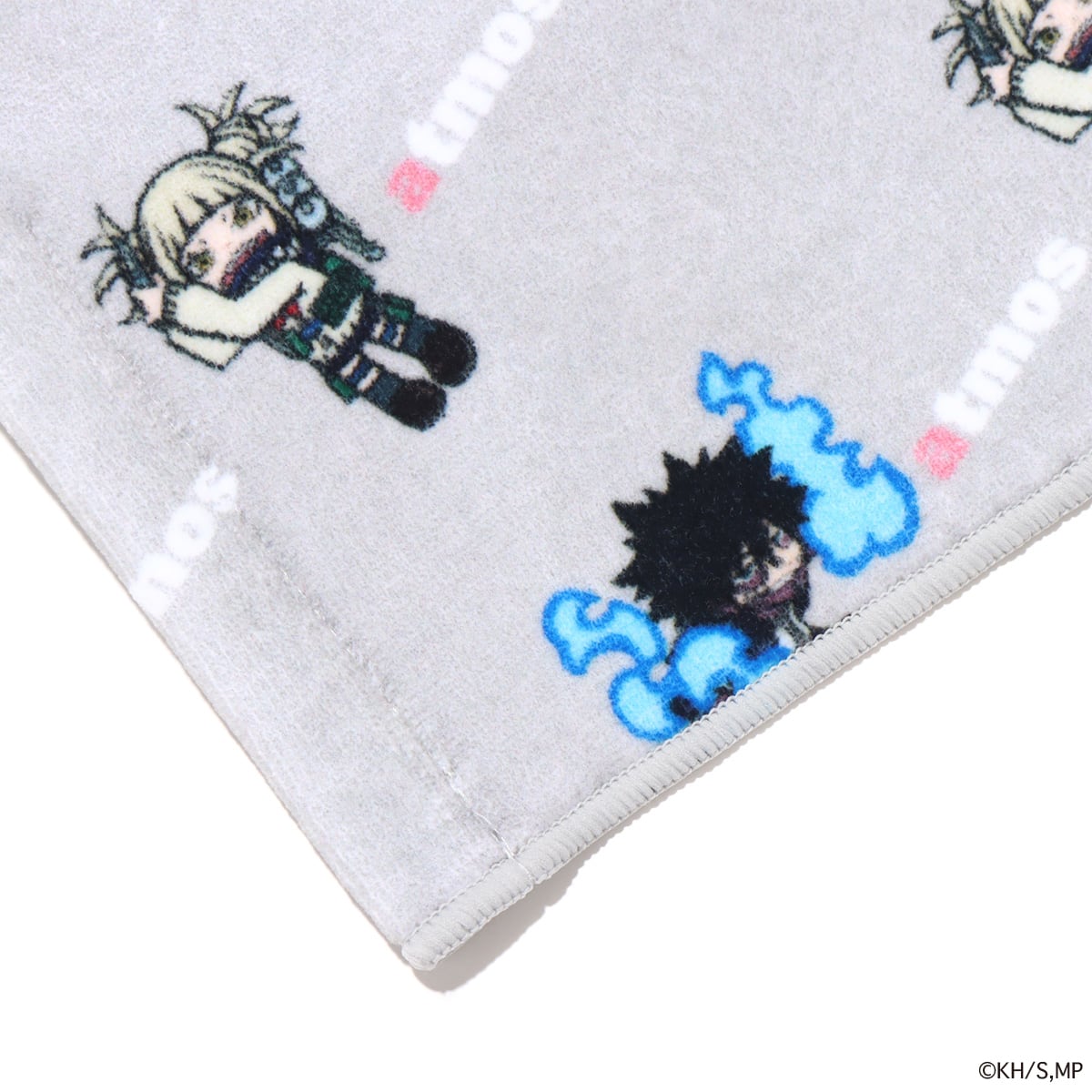 atmos pink × MY HERO ACADEMIA マフラータオル 敵連合 BLACKの画像