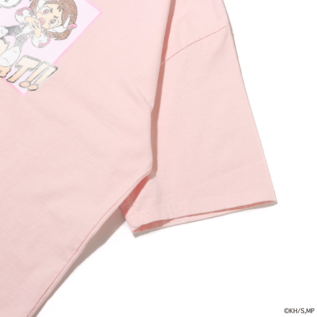 atmos pink × MY HERO ACADEMIA TEE 麗日 お茶子 PINKの画像