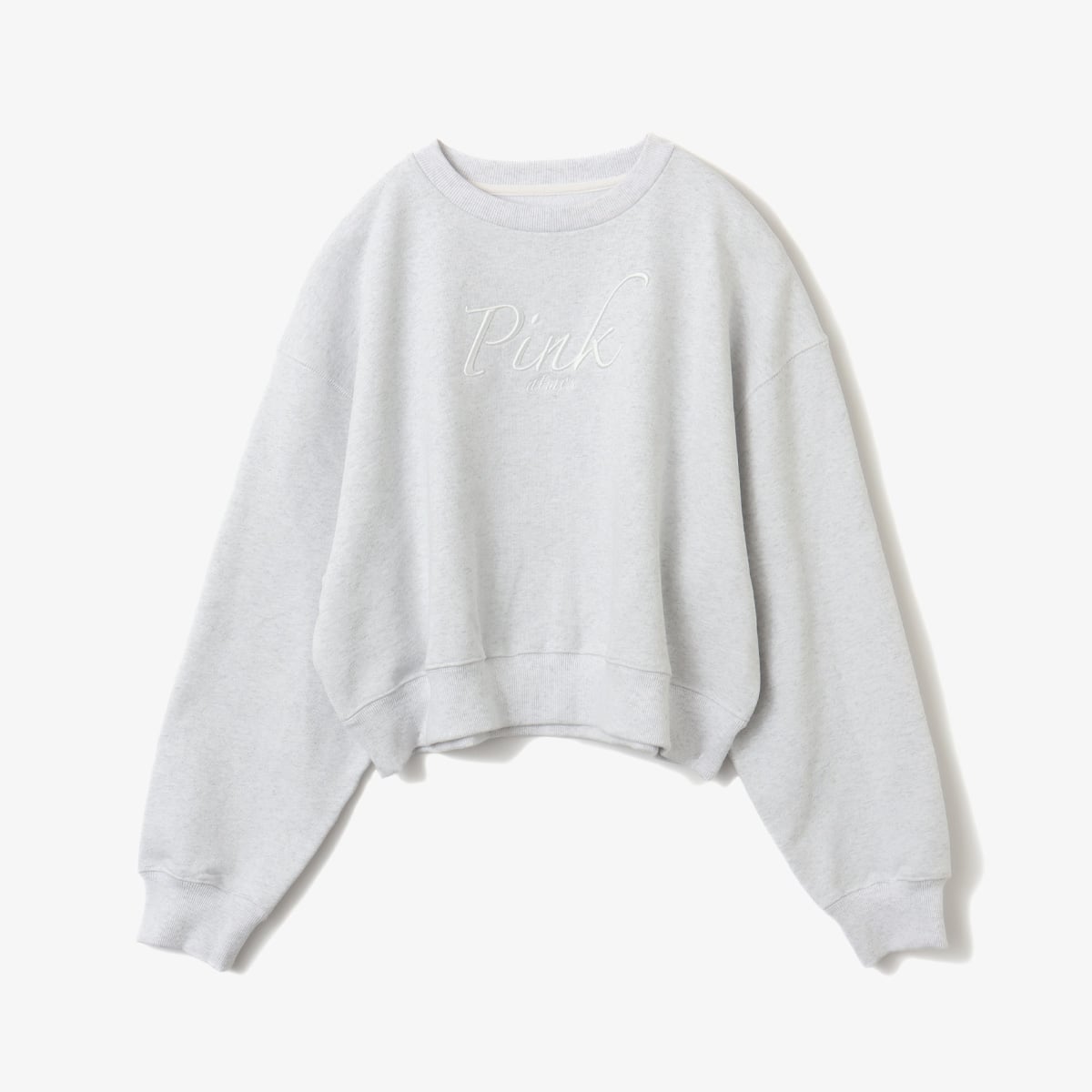 atmos pink Cropped Sweat Shirt GRAY の画像