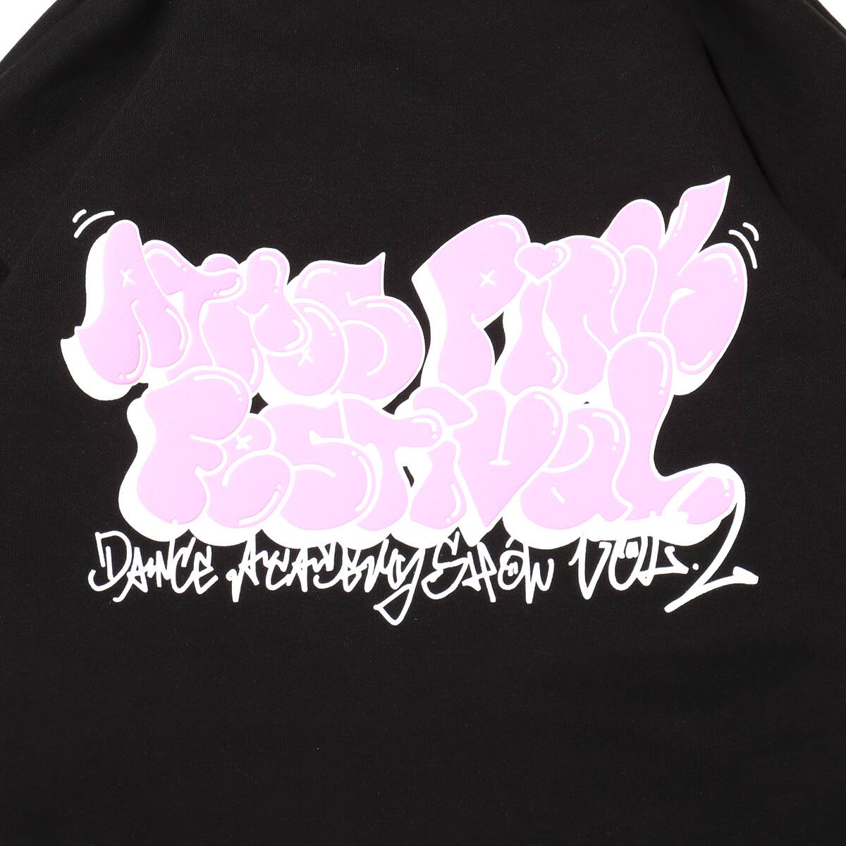 atmos pink Dance Festival Sweat Hoddie BLACKの画像