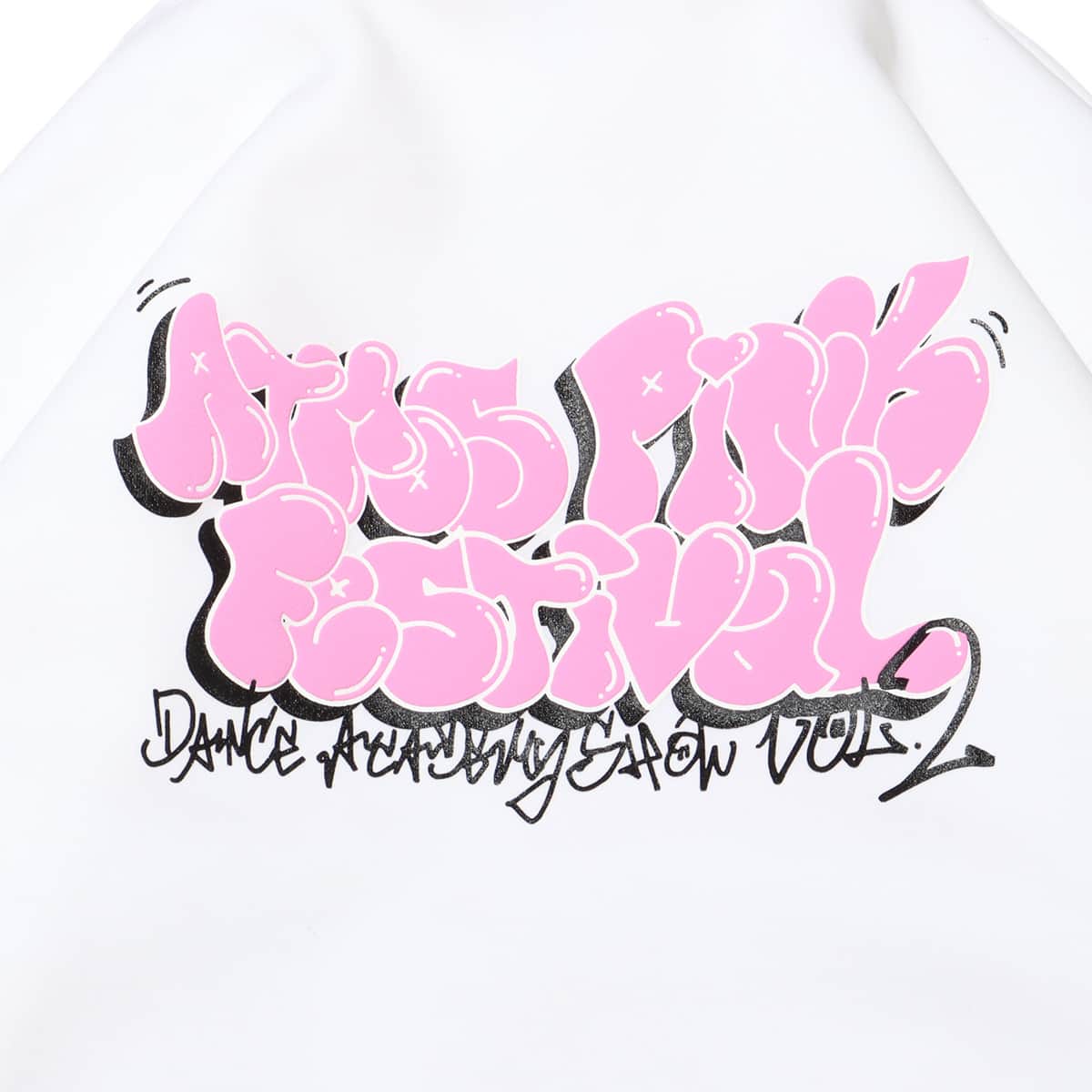atmos pink Dance Festival Sweat Hoddie WHITEの画像