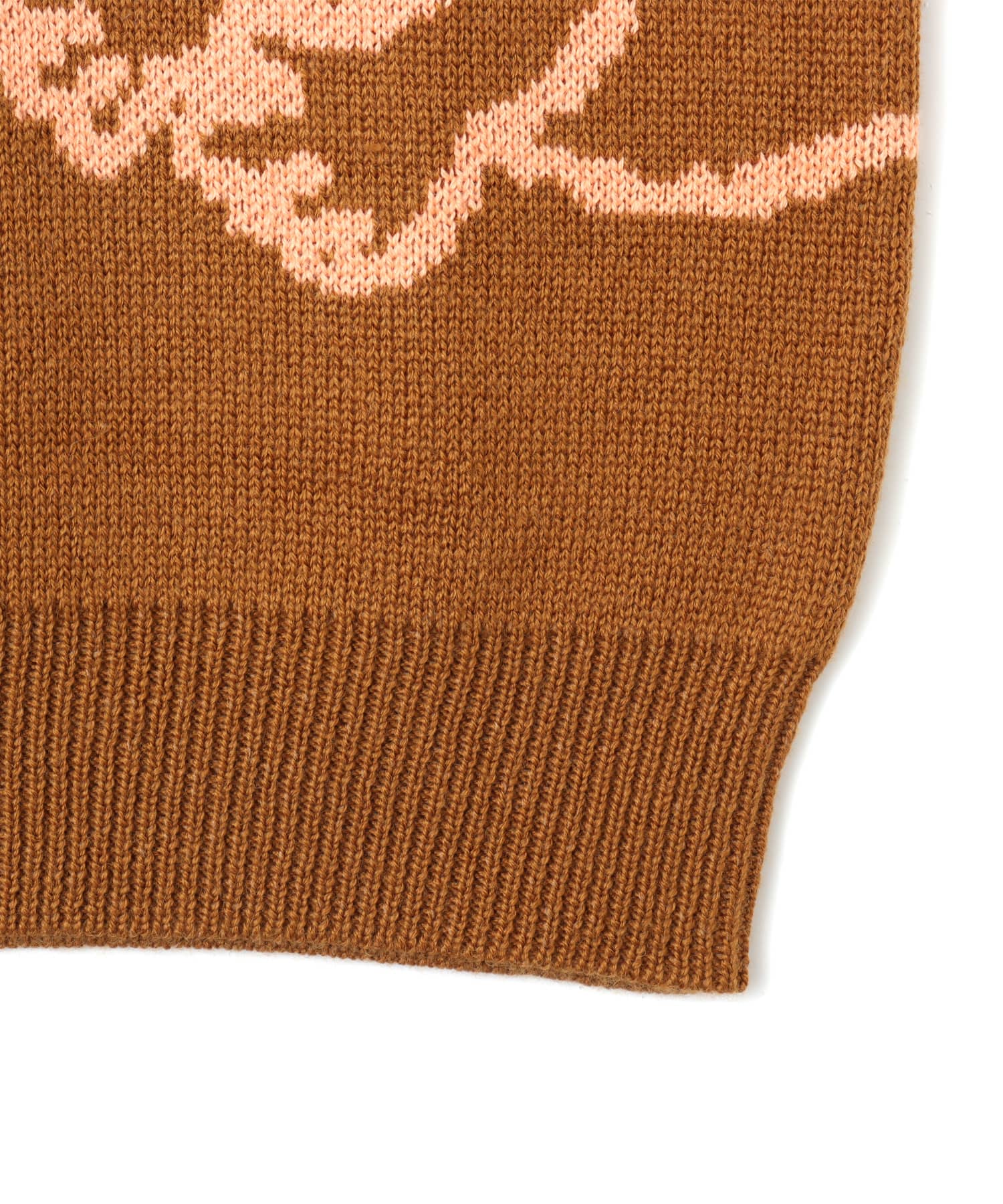 MARIA SAKURAI x atmos pink Ghost Knit Vest BROWNの画像