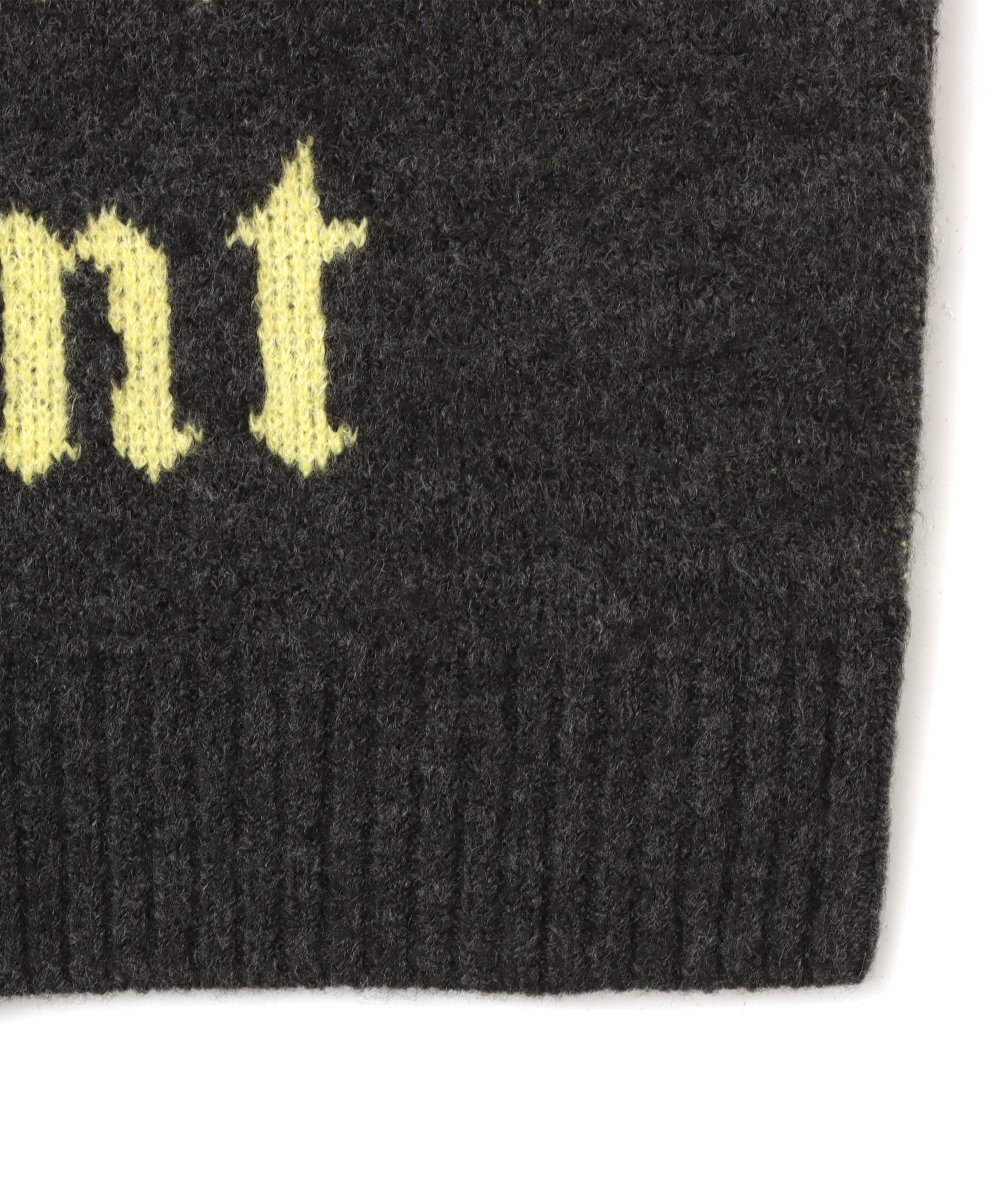 atmos pink  Logo Crew Knit Tops BLACKの画像