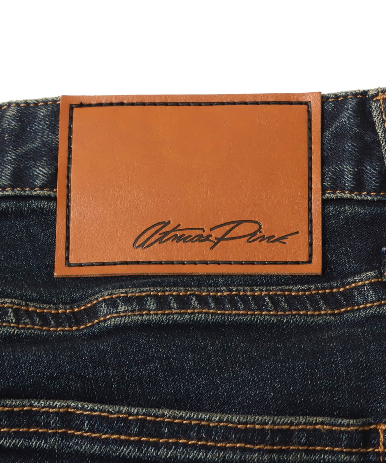 atmos pink Flare Denim Pants BLUEの画像