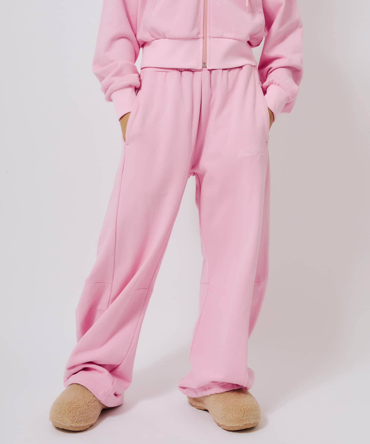 atmos pink Sweat Baggy Pants PINKの画像