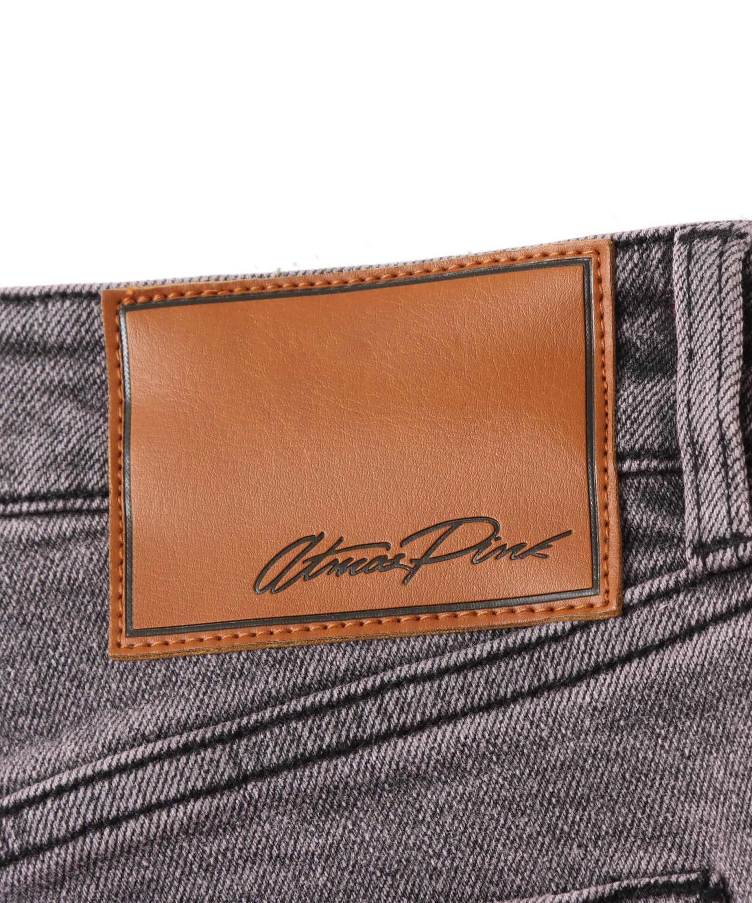 atmos pink Flare Denim Pants PINKの画像