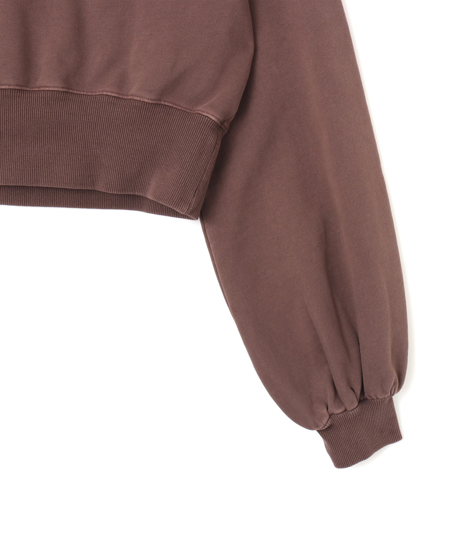 atmos pink Off-shoulder Sweat Top BROWNの画像