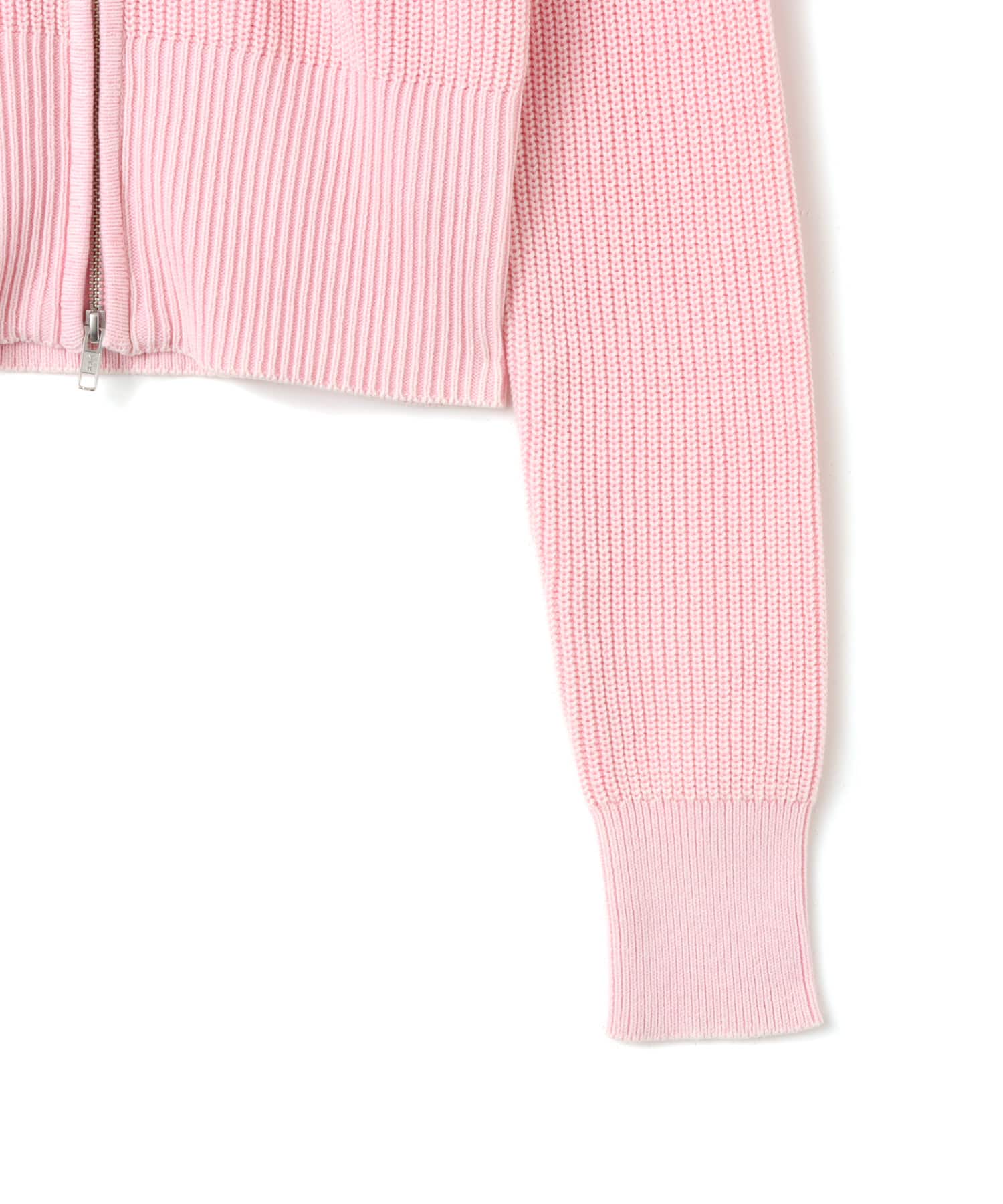 atmos pink Washed Zip Up Knit PINKの画像