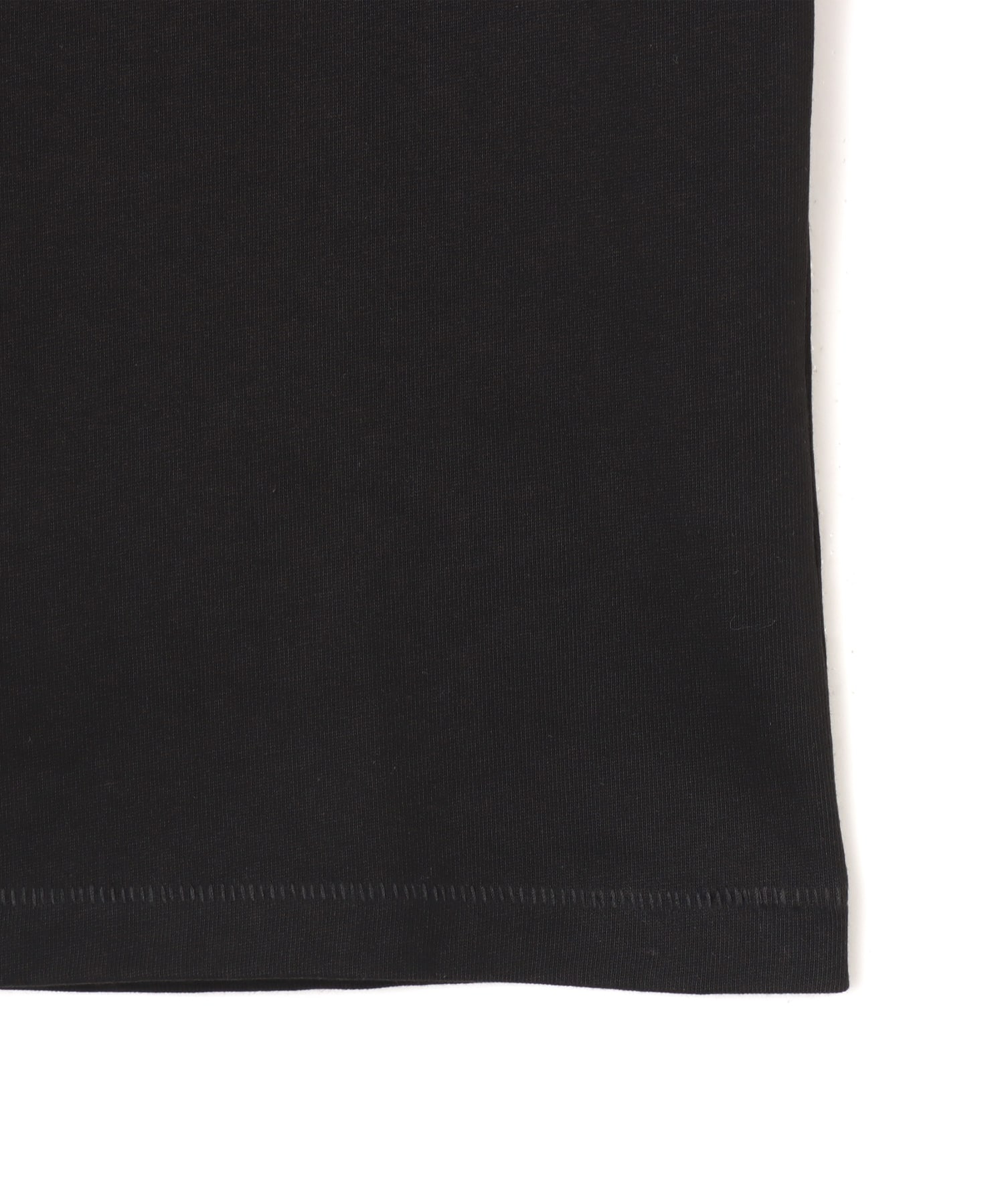 atmos pink College Logo T-shirt BLACKの画像