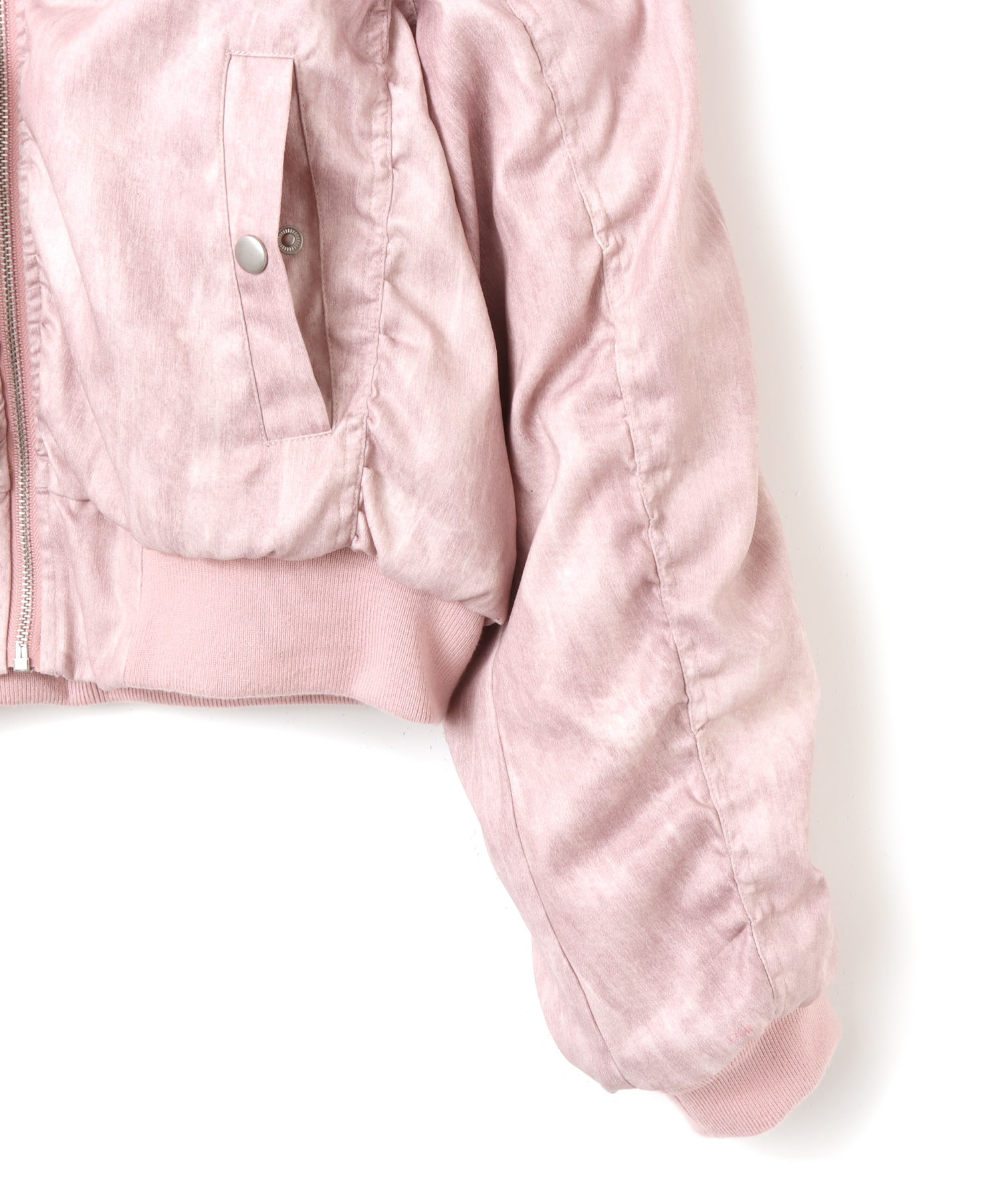 atmos pink Faux Fur Hooded Jacket PINKの画像