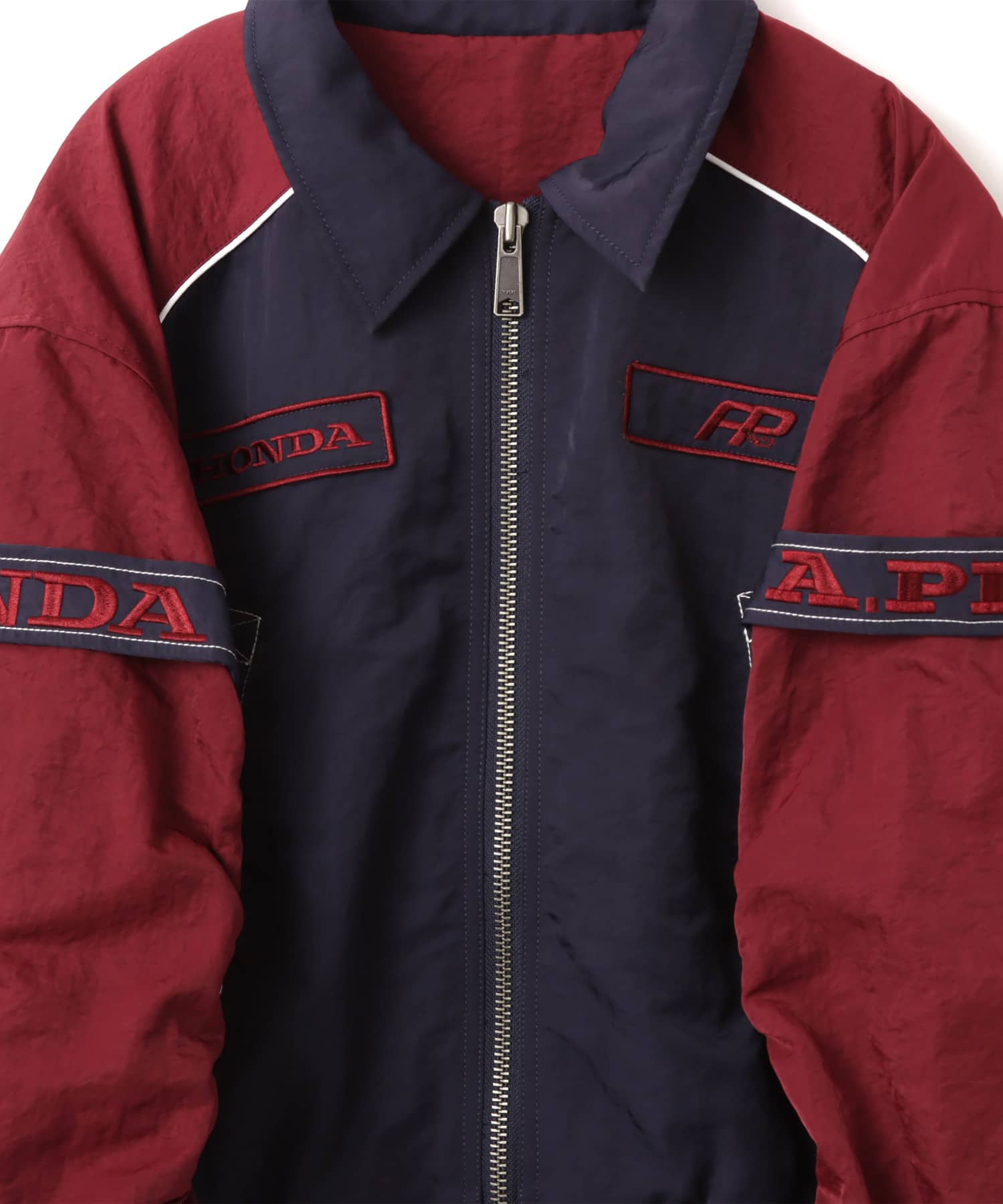 atmos pink x HONDA Bomber Jacket NAVYの画像