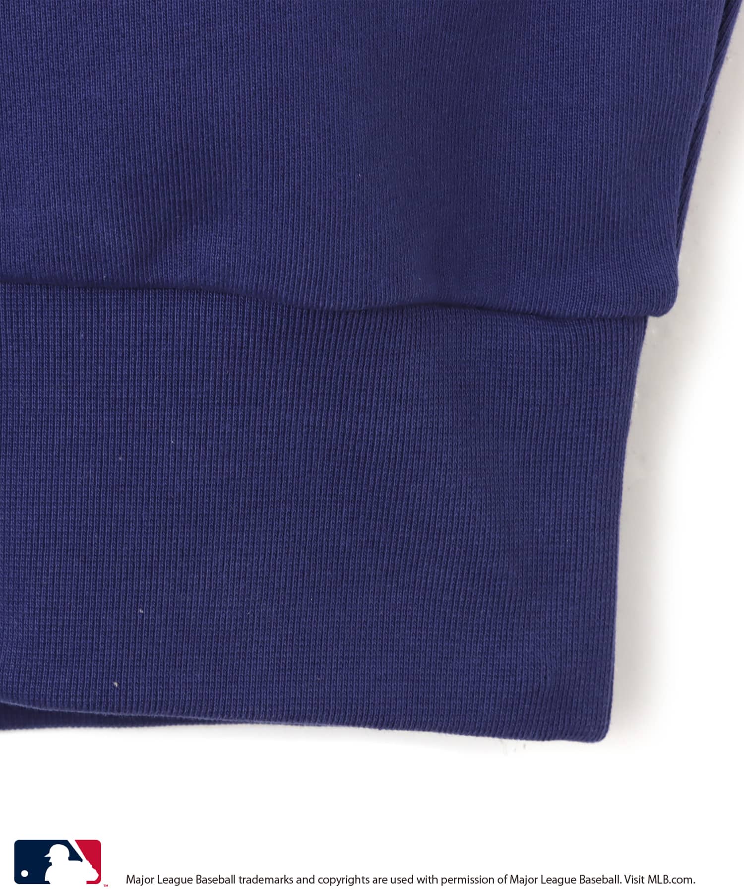 atmos pink MLB Studs Logo Sweat Hoodie BLUEの画像