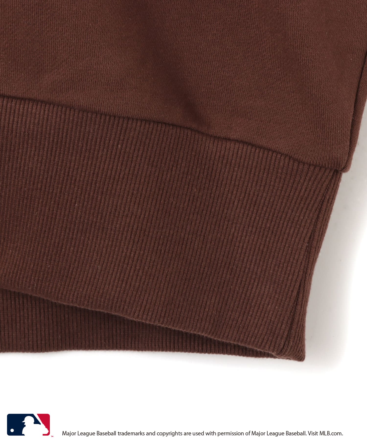 atmos pink MLB Studs Logo Sweat Hoodie BROWNの画像