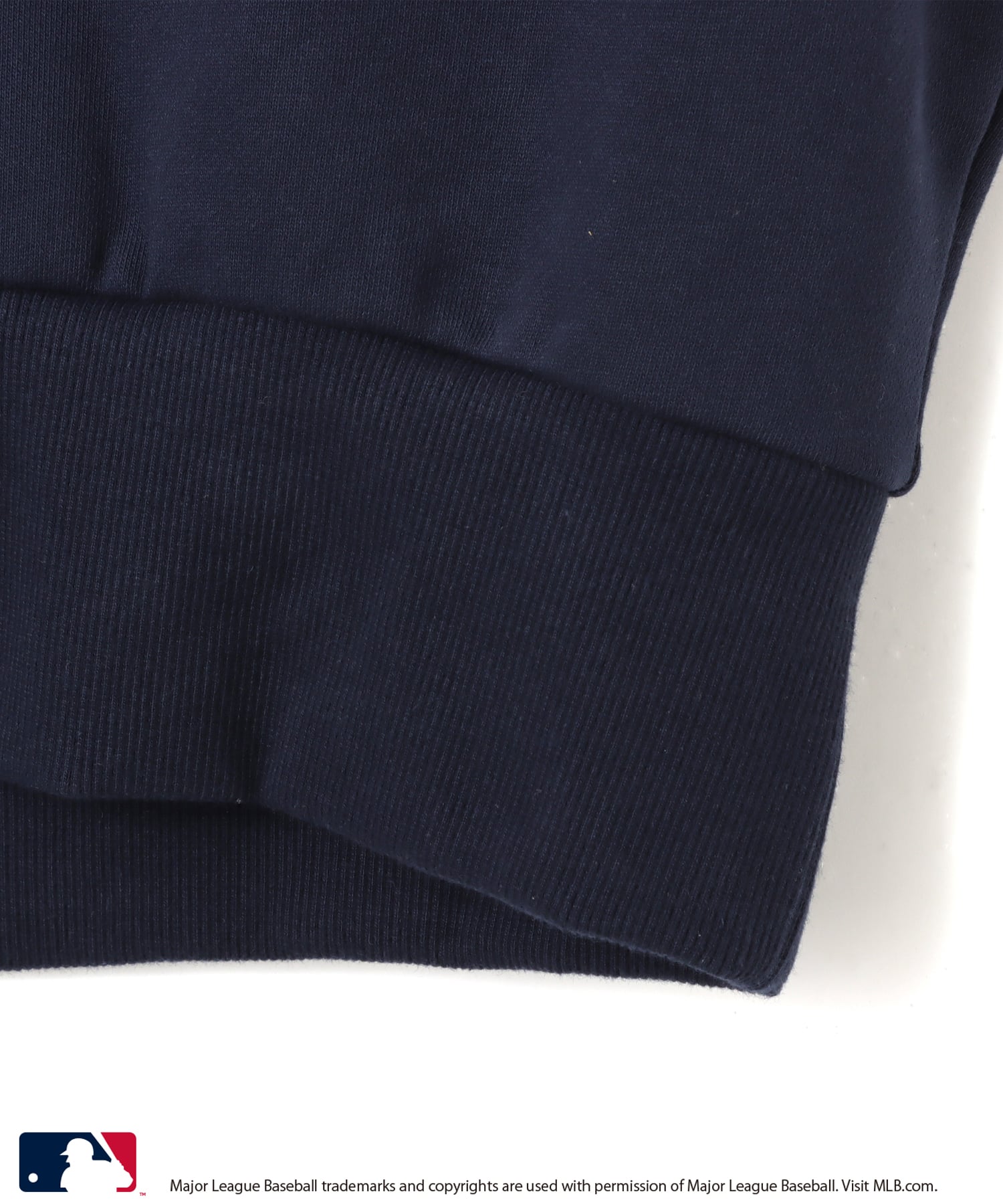 atmos pink MLB Studs Logo Sweat Hoodie NAVYの画像