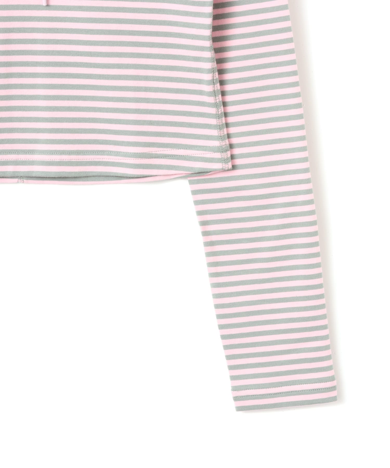 atmos pink Border Hoodie PINKの画像