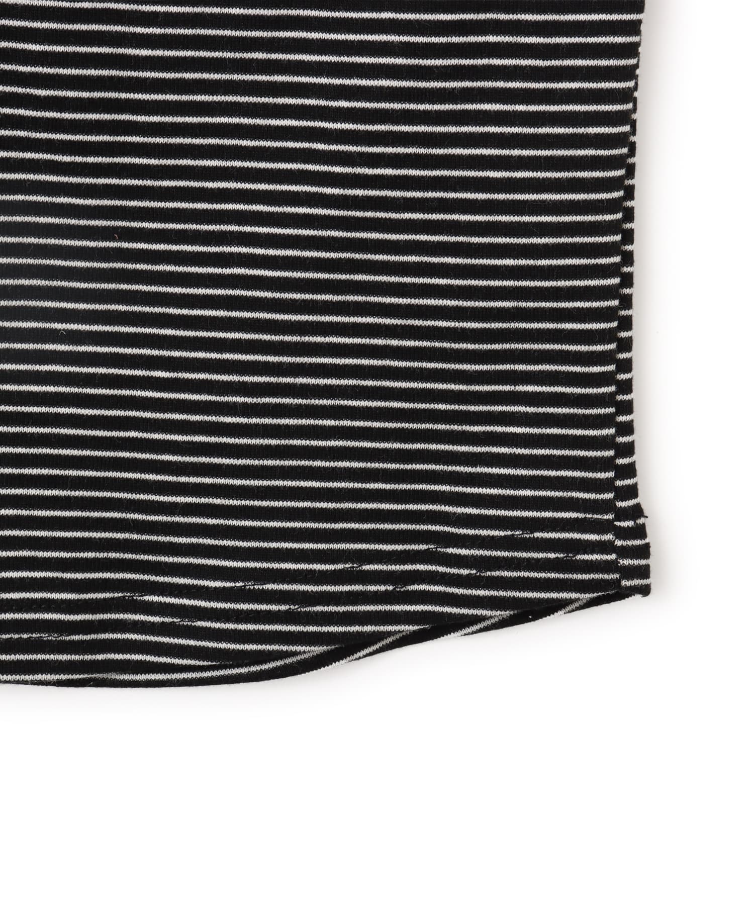 atmos pink Halter Neck Border Tank Top BLACKの画像