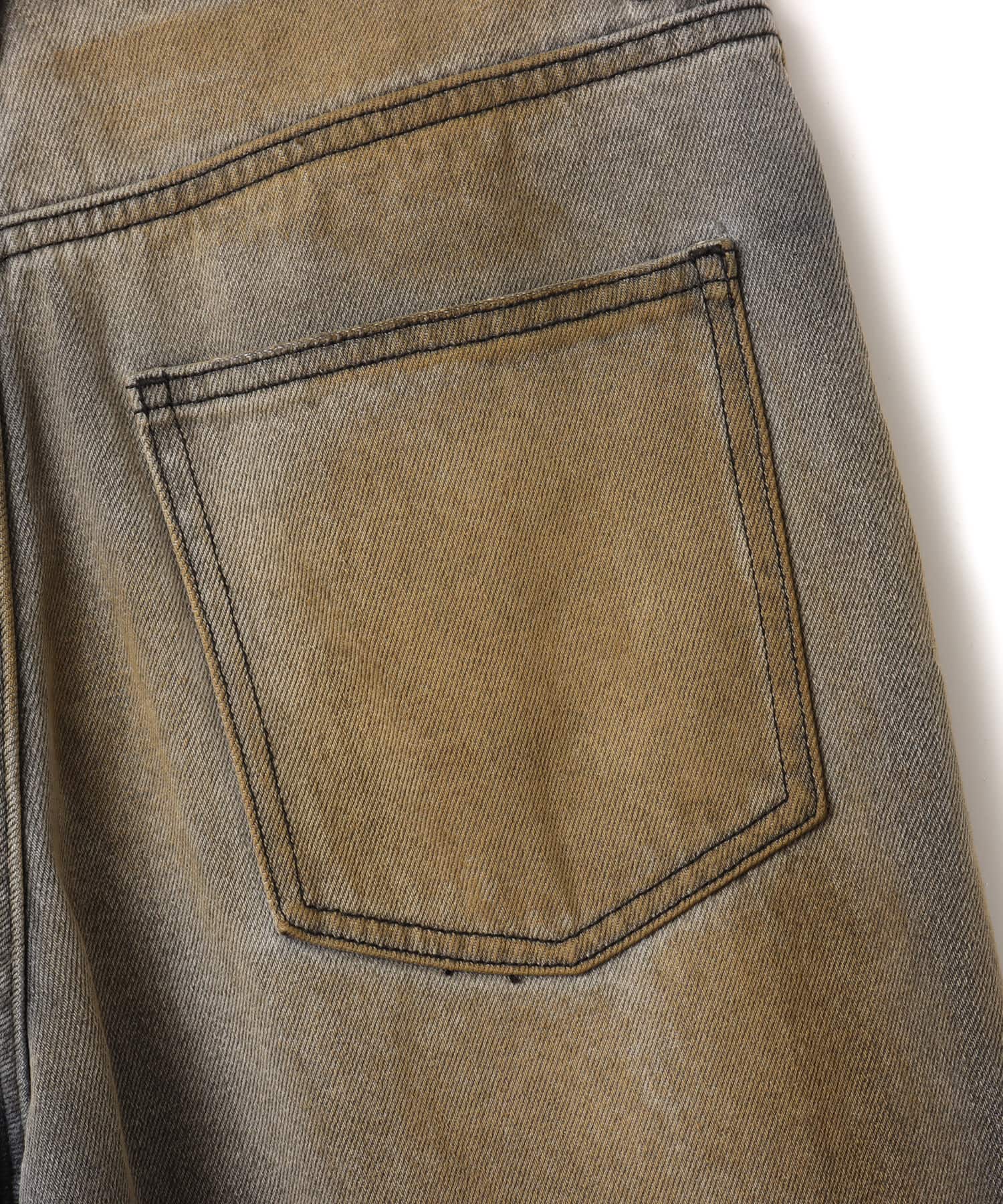 atmos pink Vintage Finished Denim BLACKの画像