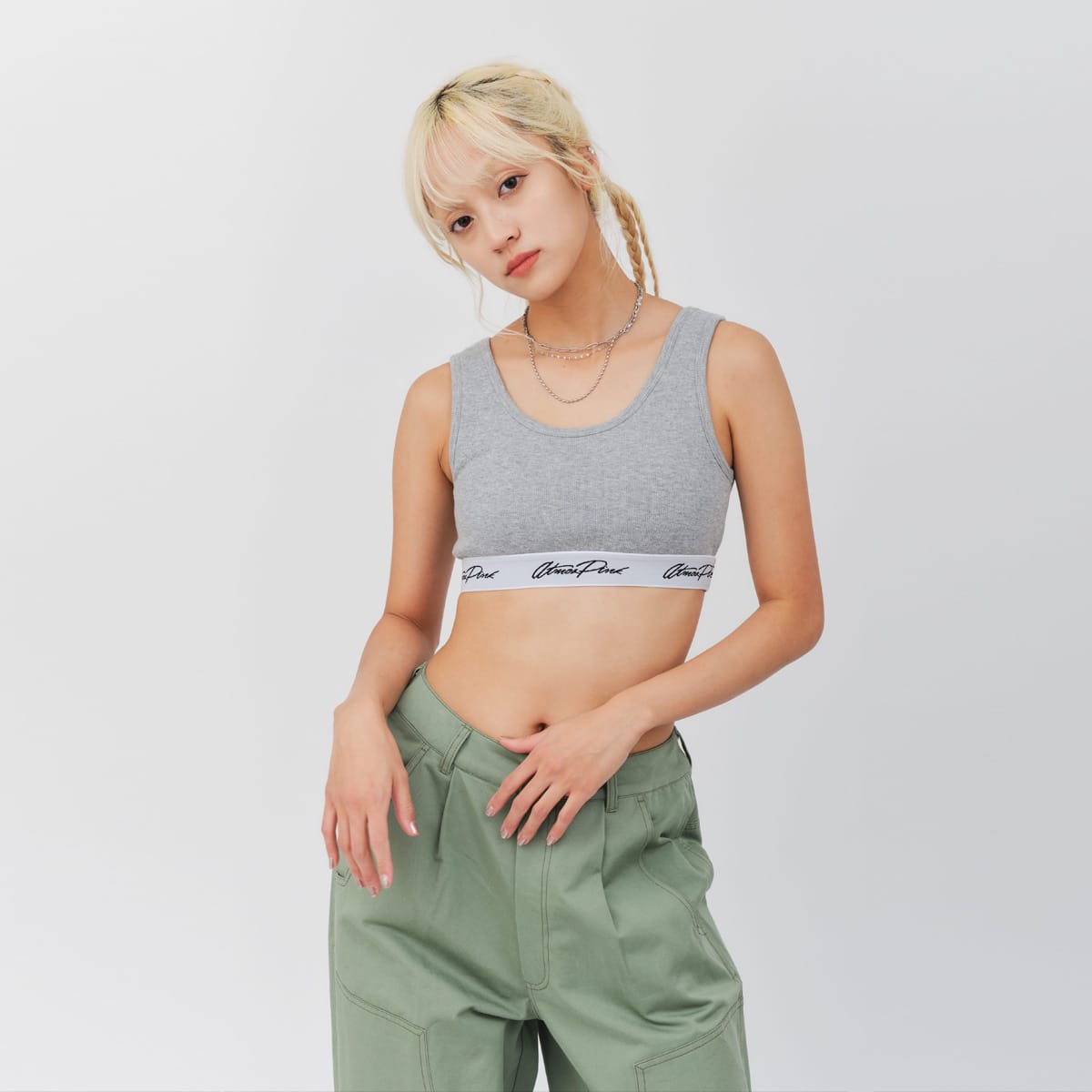 atmos pink Basic inner wear GRAYの画像