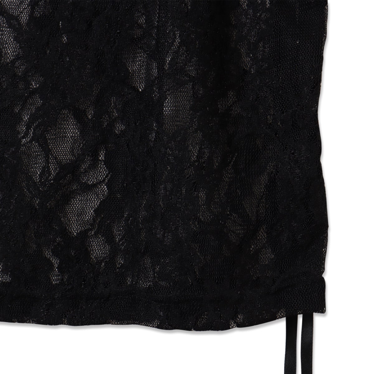 atmos pink Lace Docking T-shirt BLACKの画像