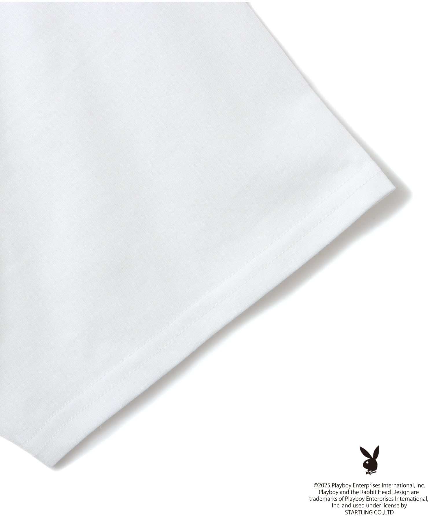 PLAYBOY x atmos pink Big T-shirt WHITE X PINKの画像