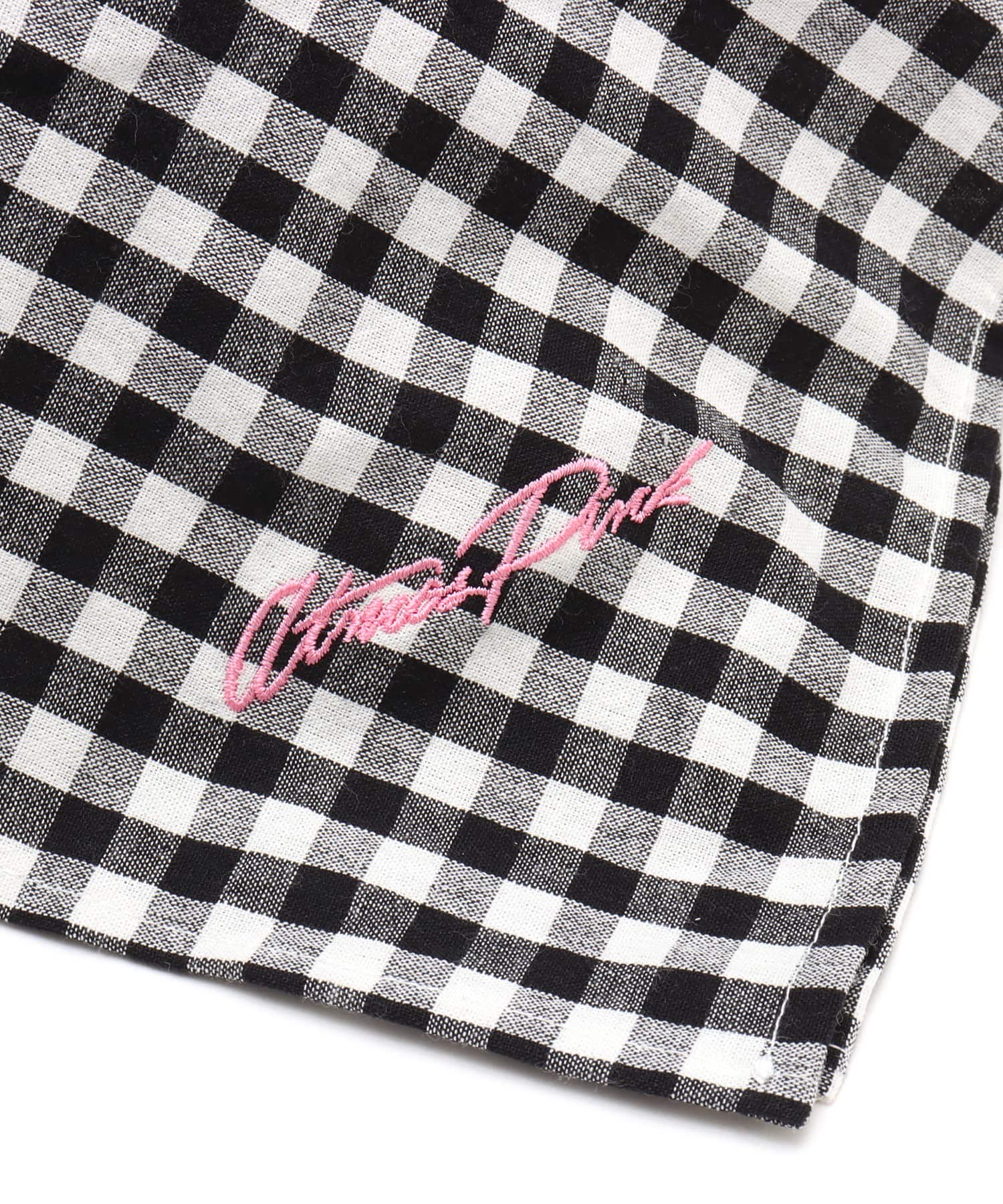 atmos pink Bandana Cap BLACKの画像
