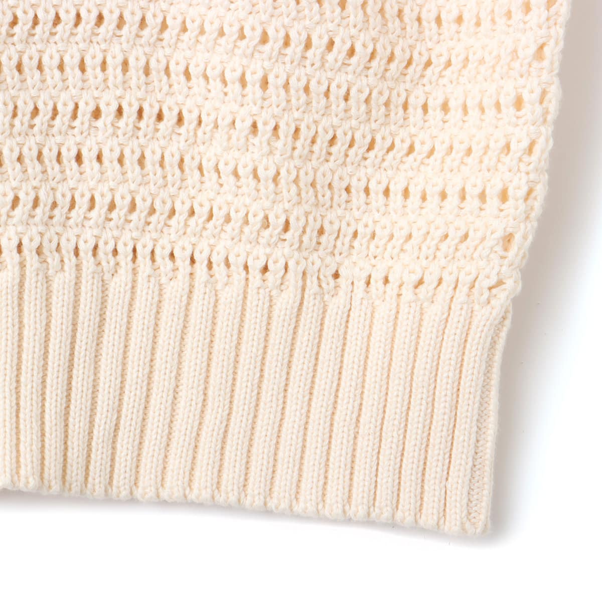 atmos pink Hoodie Knit Cardigan IVORYの画像