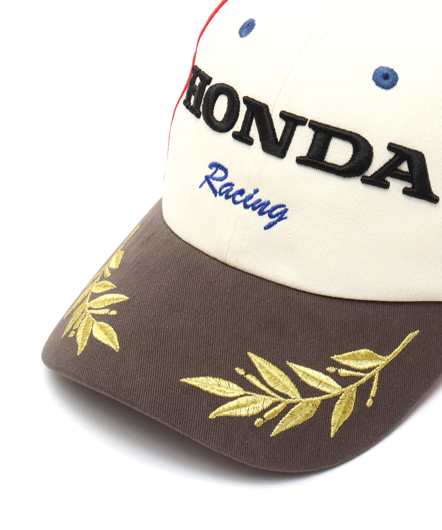 HONDA x atmos pink Racing Cap REDの画像