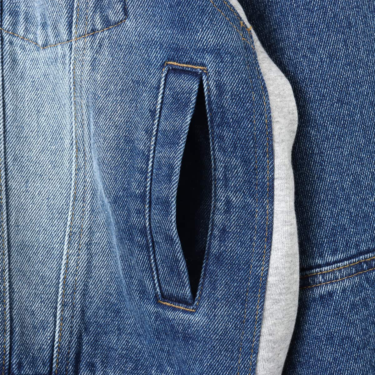 atmos pink Denim Docking Jacket BLUEの画像