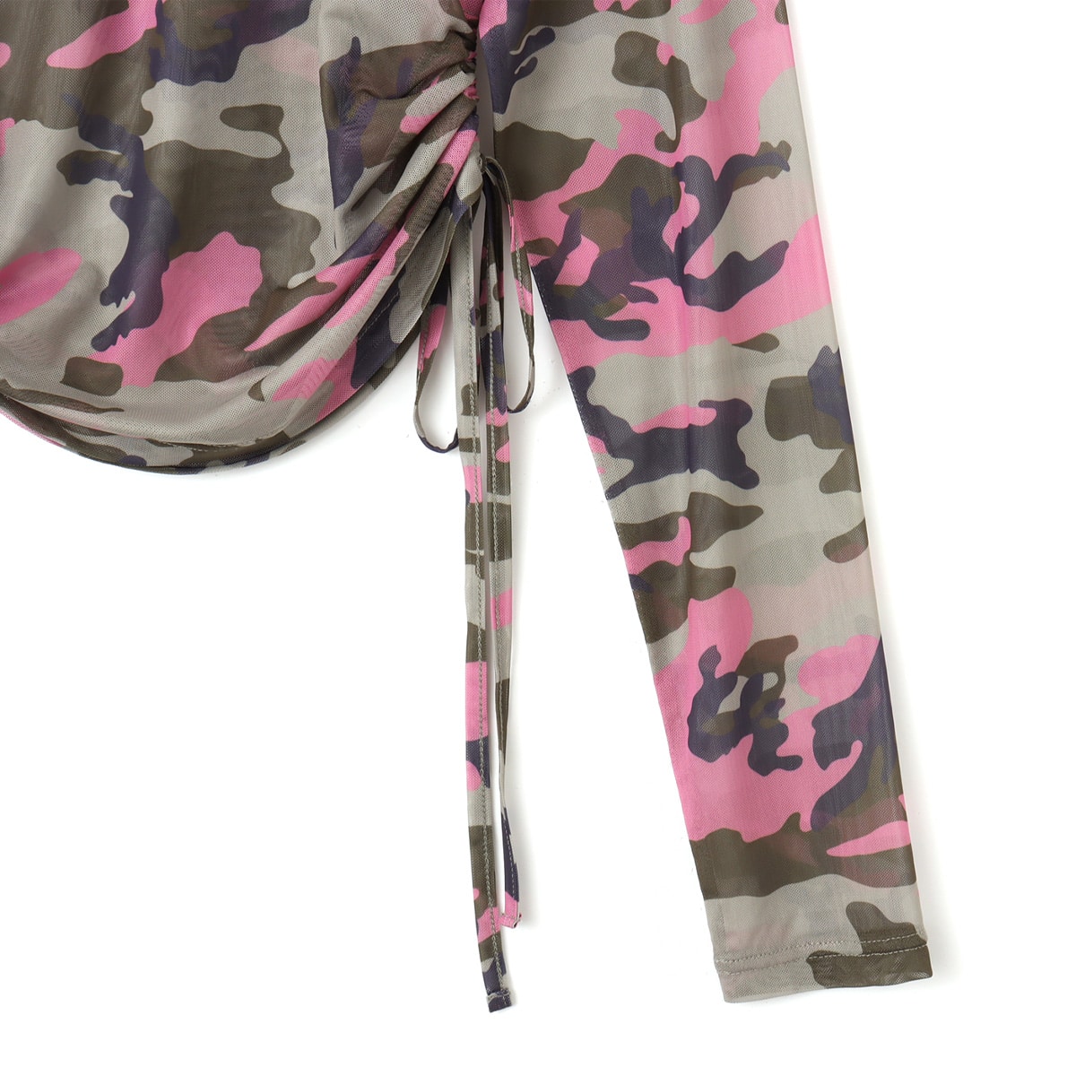 atmos pink See-through Hoodie CAMOUFLAGE BEIGEの画像