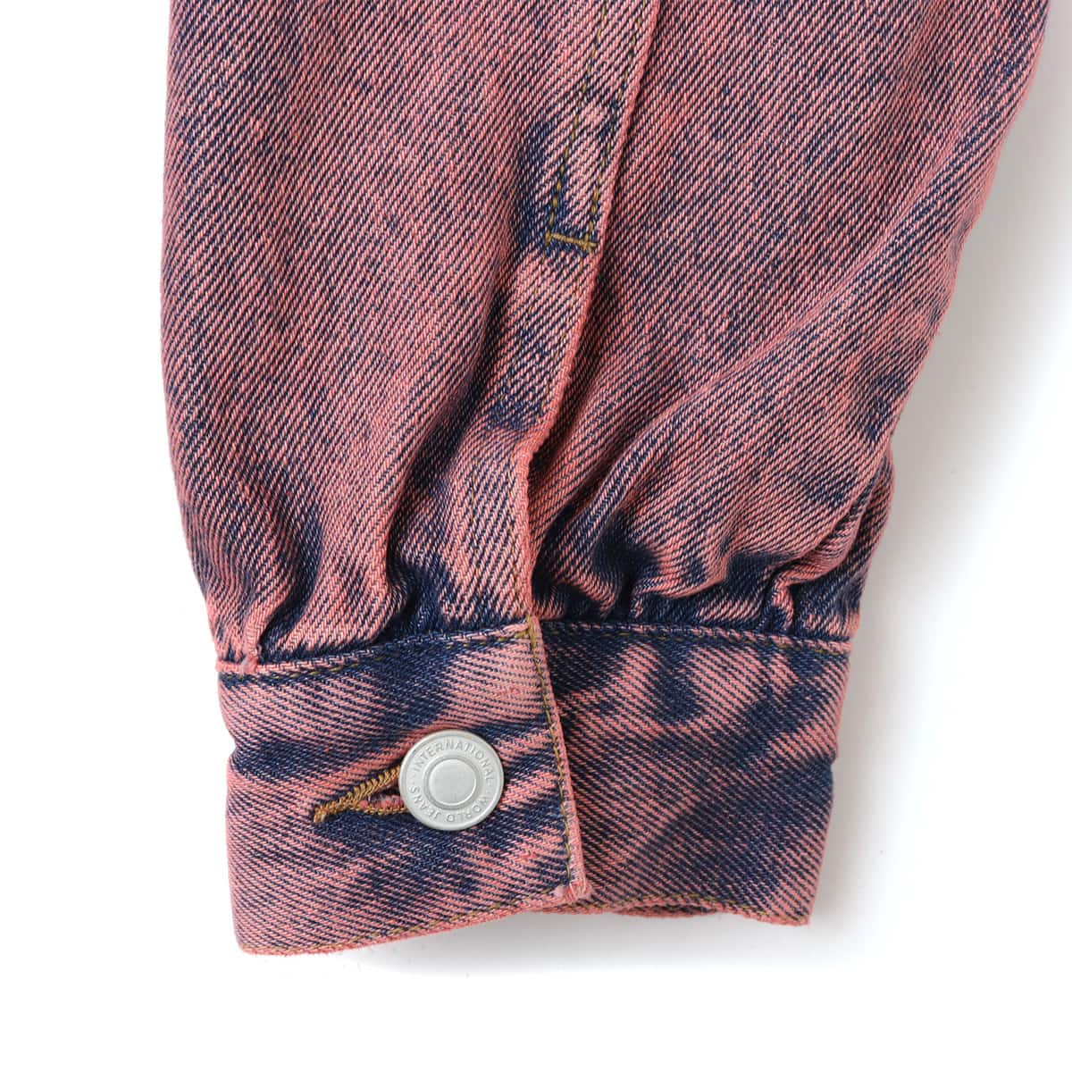 atmos pink Denim Hoodie PINKの画像
