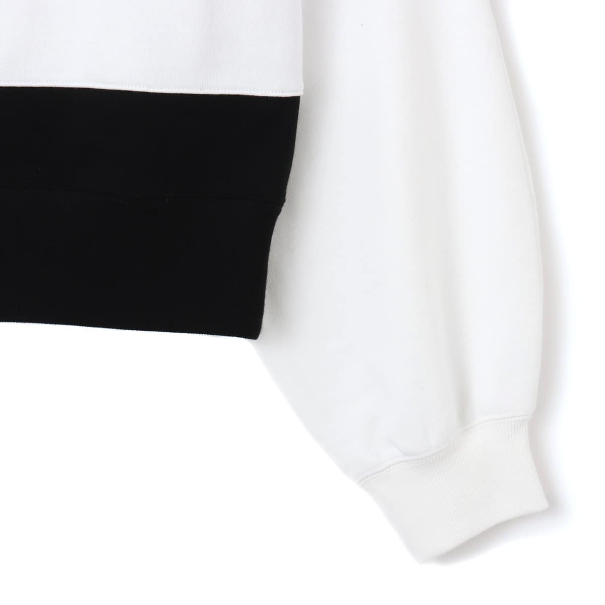 atmos pink Bell Sleeves Line Sweatshirt BLACKの画像