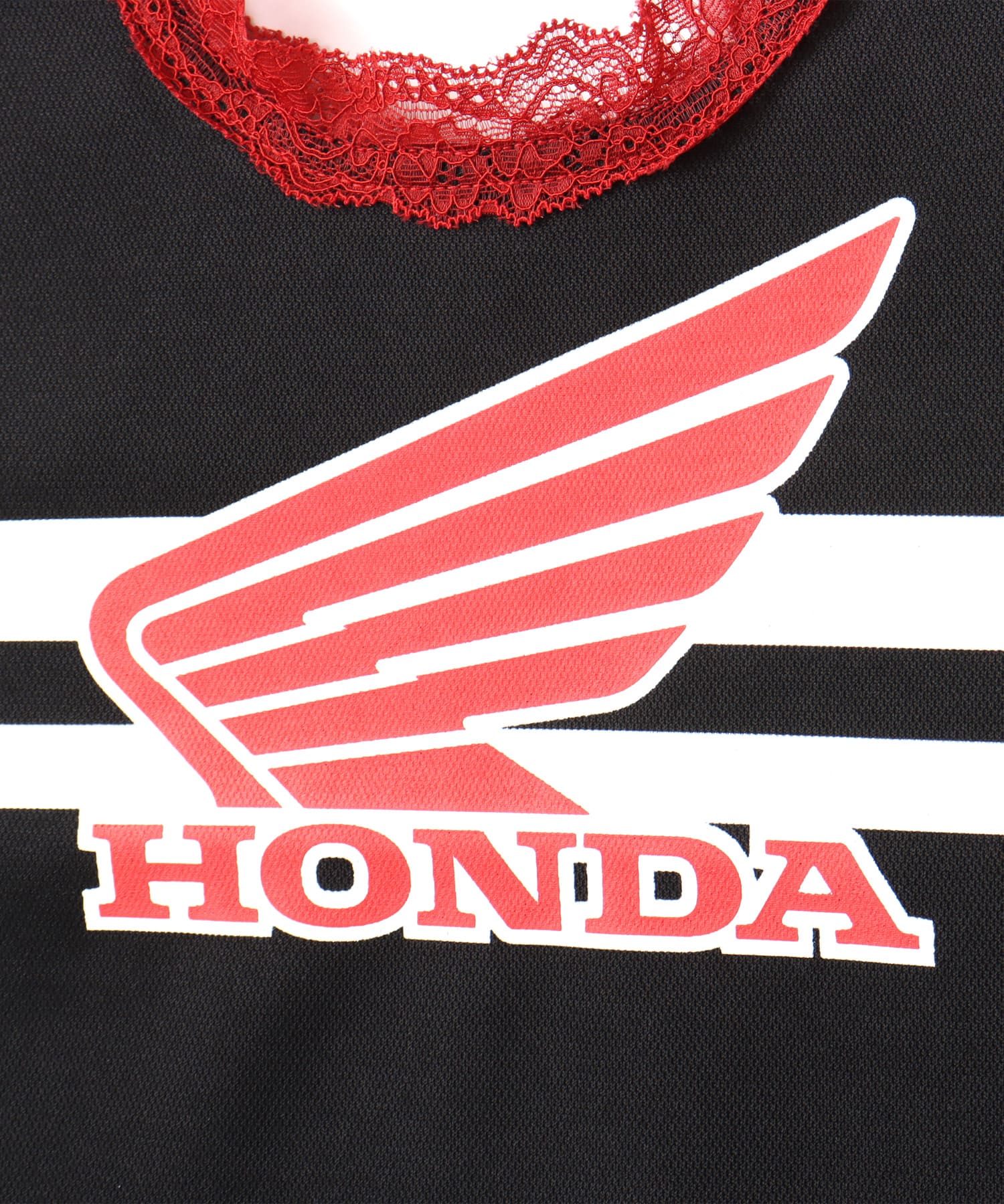 HONDA x atmos pink Racing Tank Top BLACKの画像