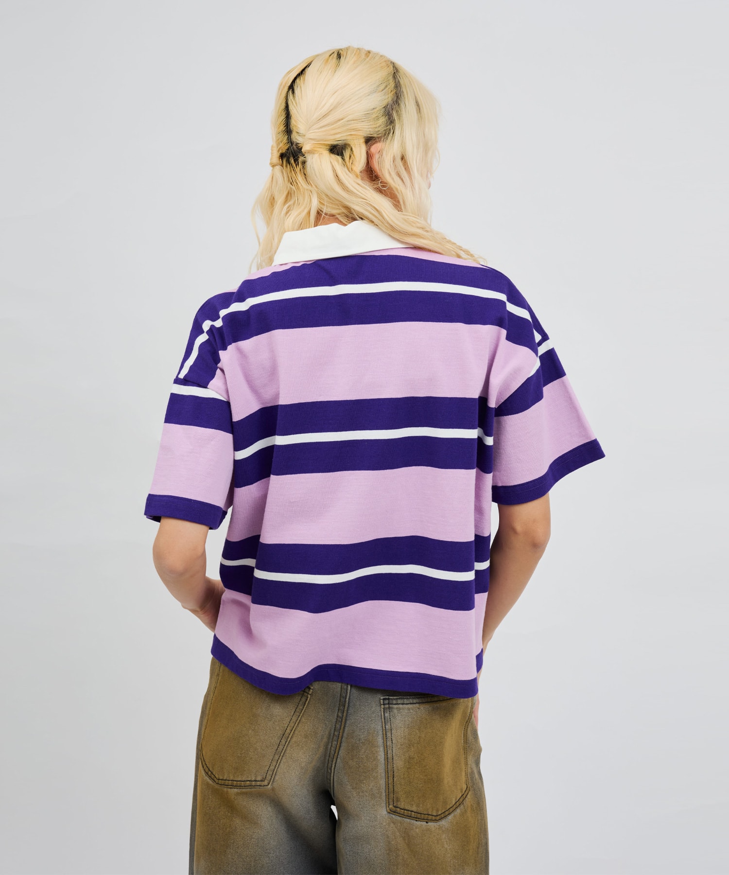 atmos pink Rugger Shirt PINKの画像
