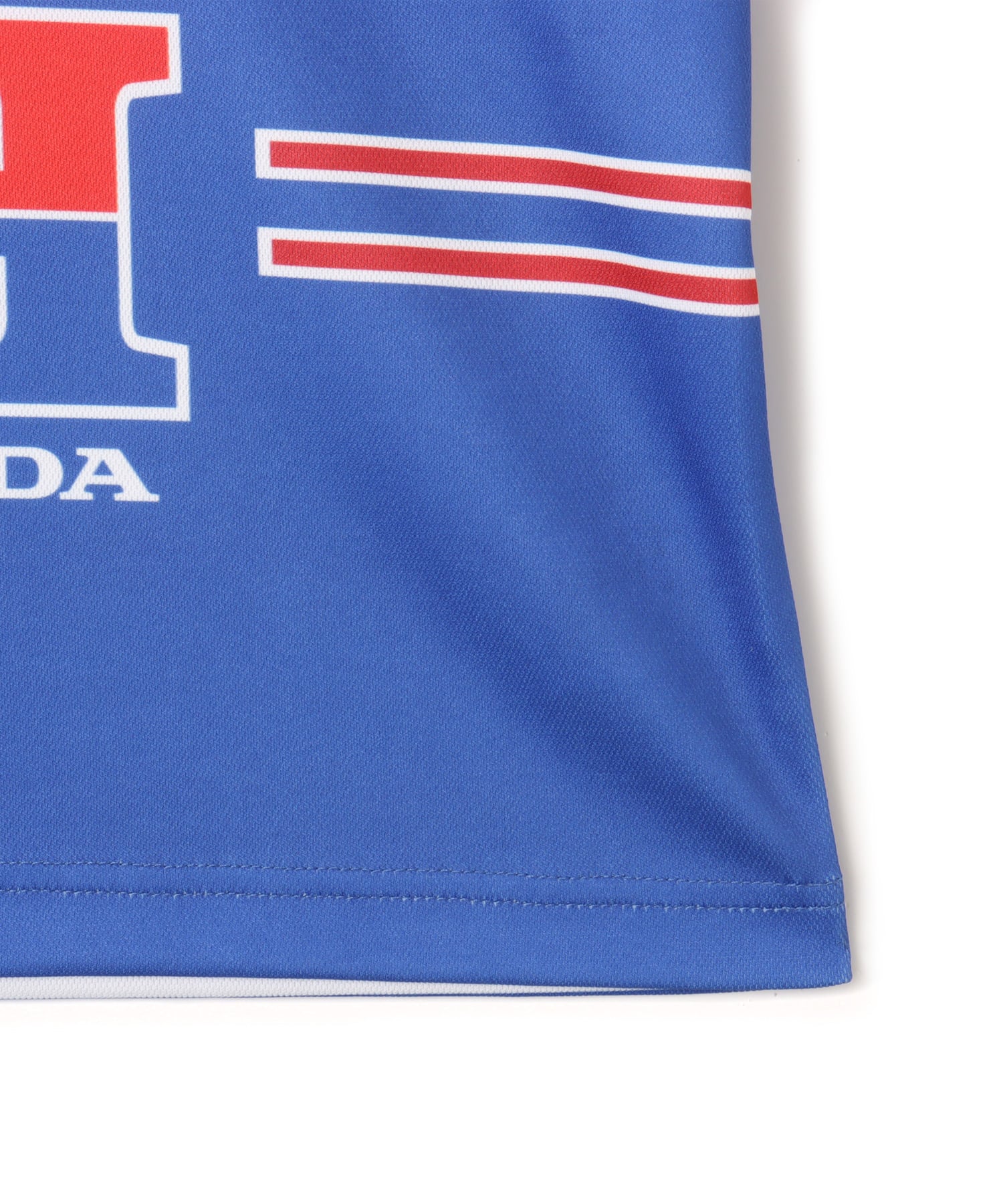 HONDA x atmos pink Racing Polo Shirt BLUEの画像