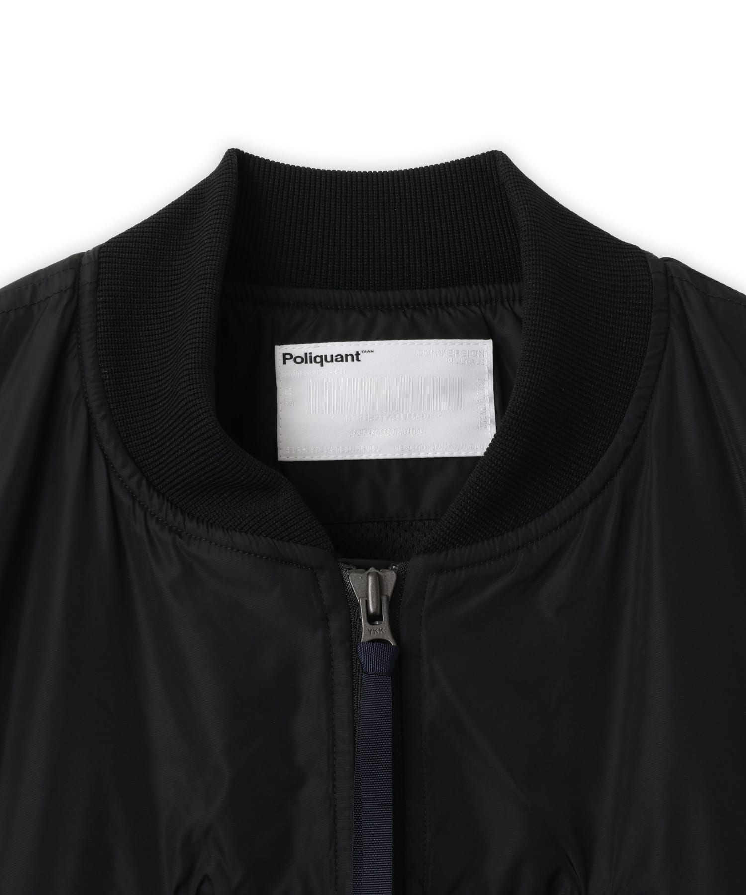 Poliquant THE BREATHABLE INSULATED BOMBER JACKET BLACKの画像