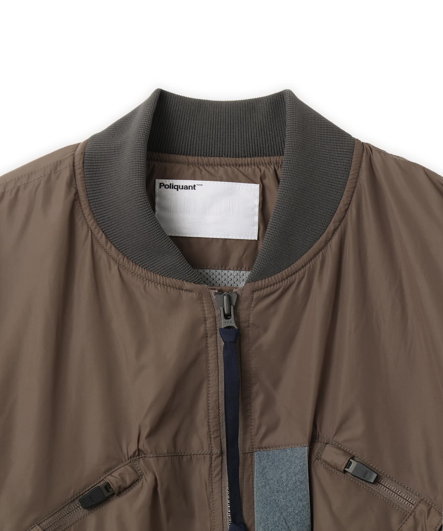 Poliquant THE BREATHABLE INSULATED BOMBER JACKET OLIVEの画像