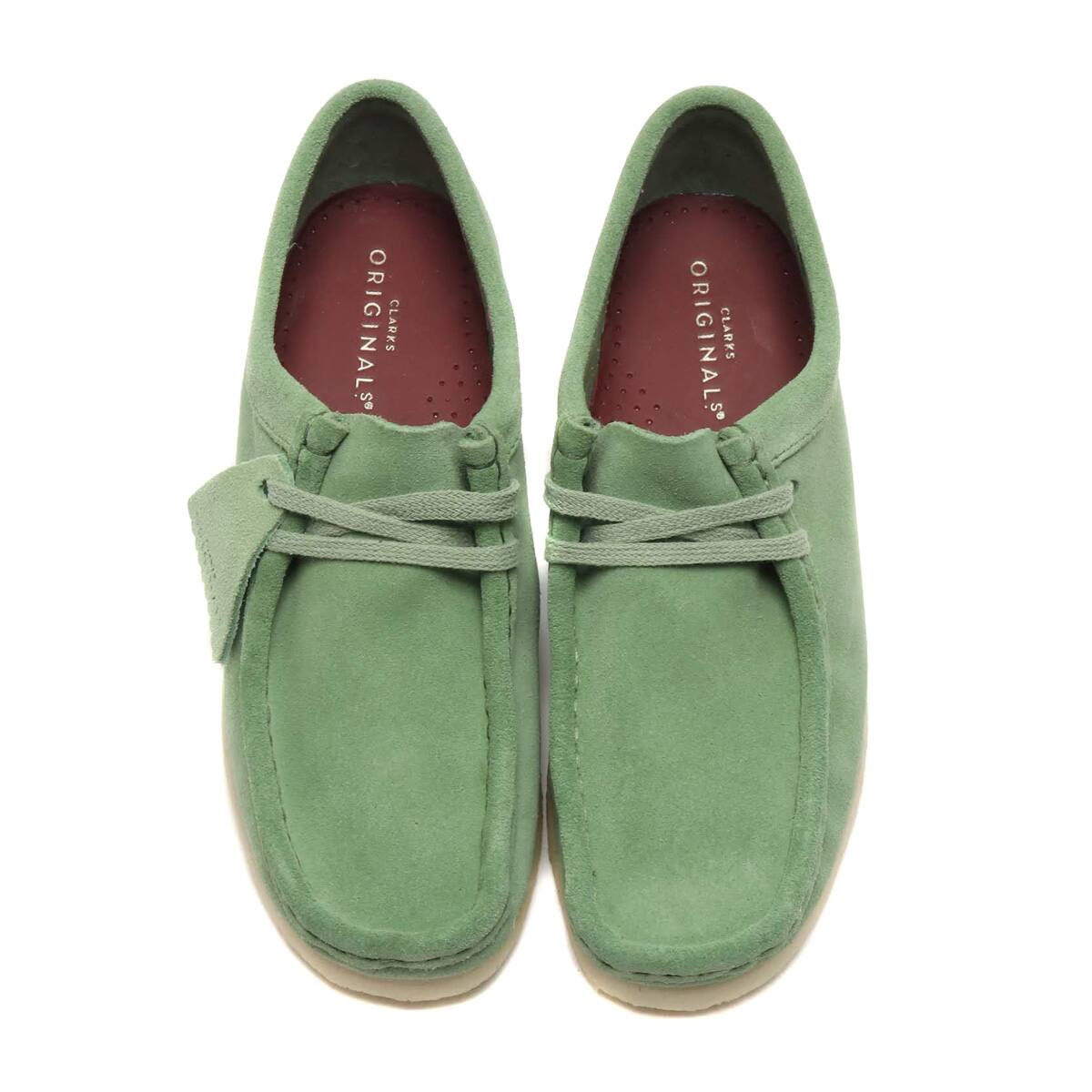 clarks wallabee cactus green