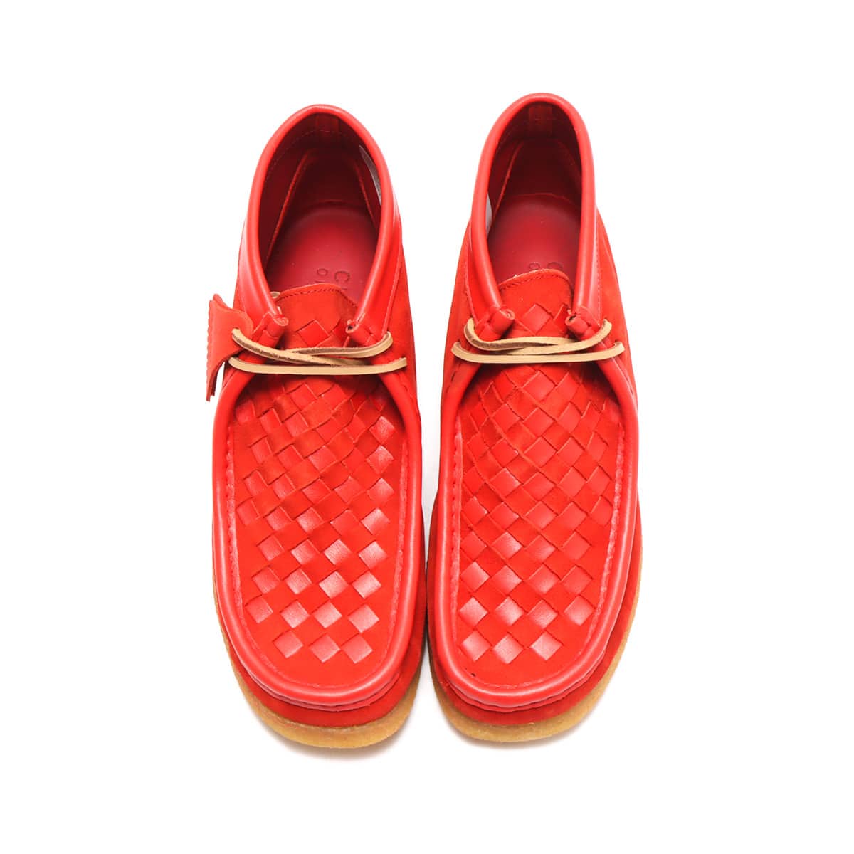 Clarks Wallabee Boot Red Woven 21SP-I