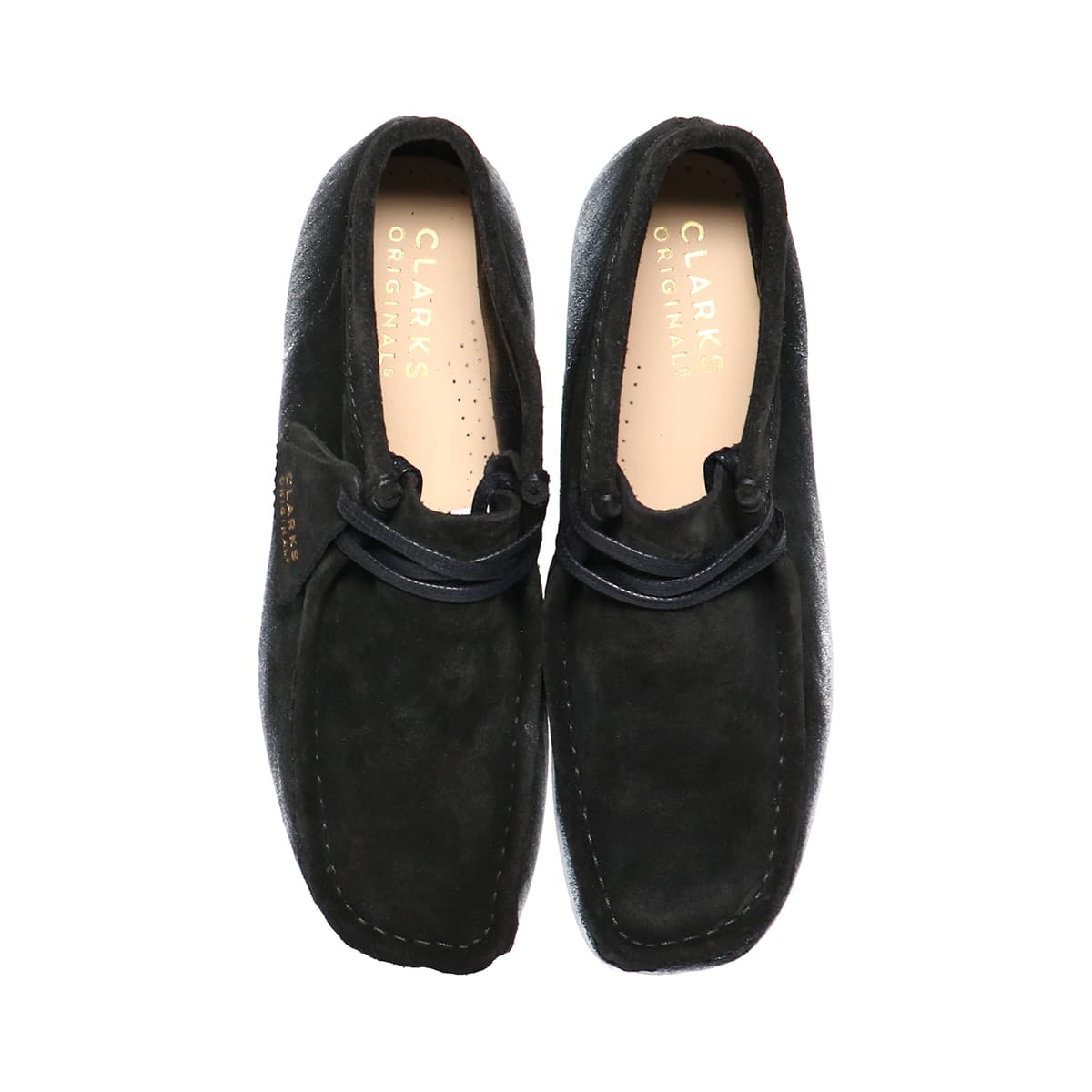 Clarks Wallabee Boot Blk/White BLACK/WHITE 22SP-I