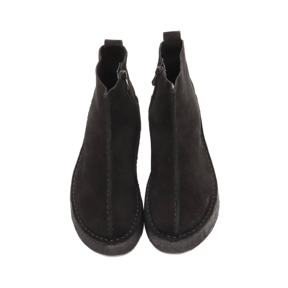 Clarks Trek Wedge Bt. Black Sde BLACKの画像