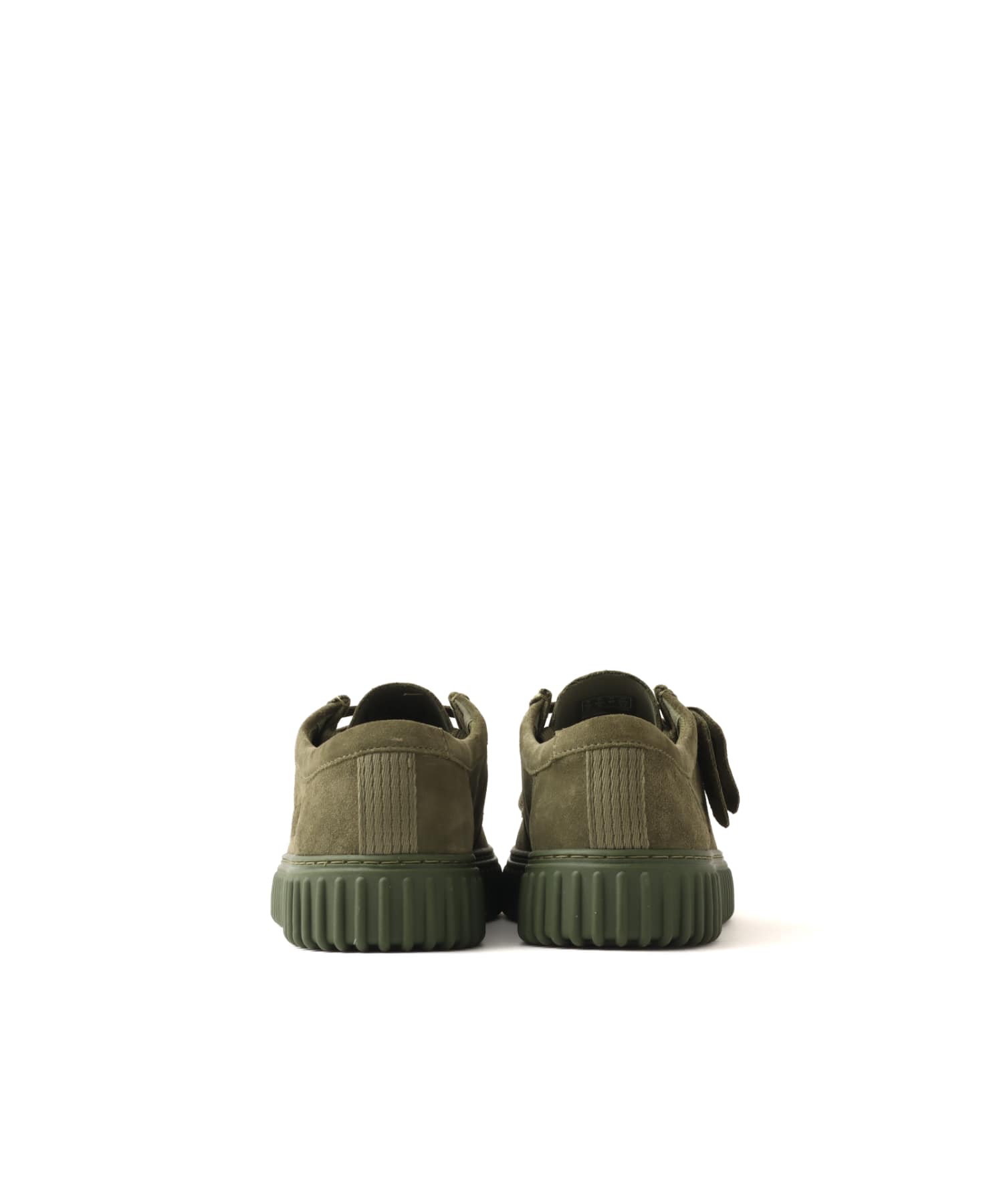 Clarks x PLEASURES TORHILL DRGN LO Olive Suedeの画像