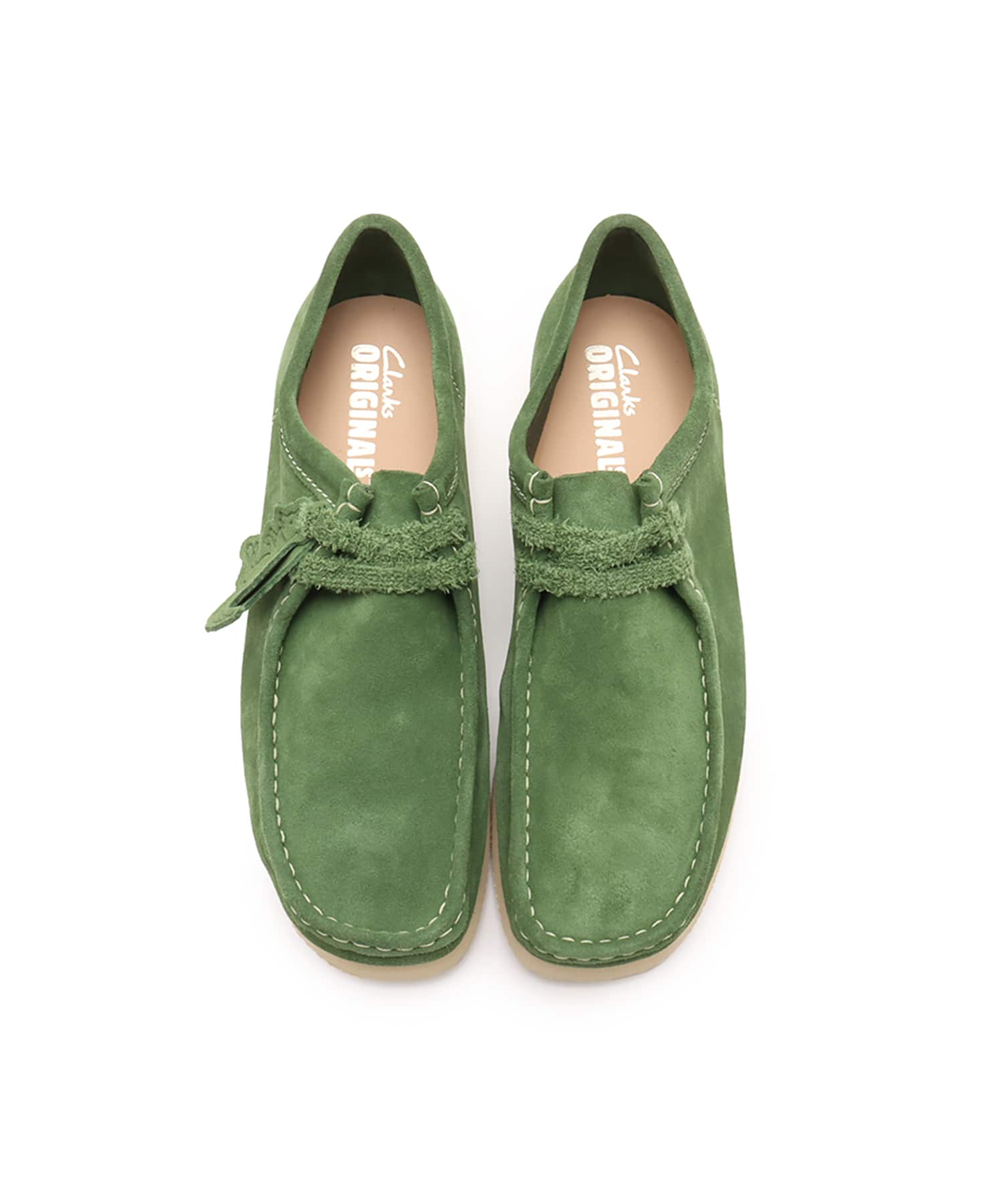 Clarks Wallabee 2604 Green Sde（クラークス ワラビー 2604
