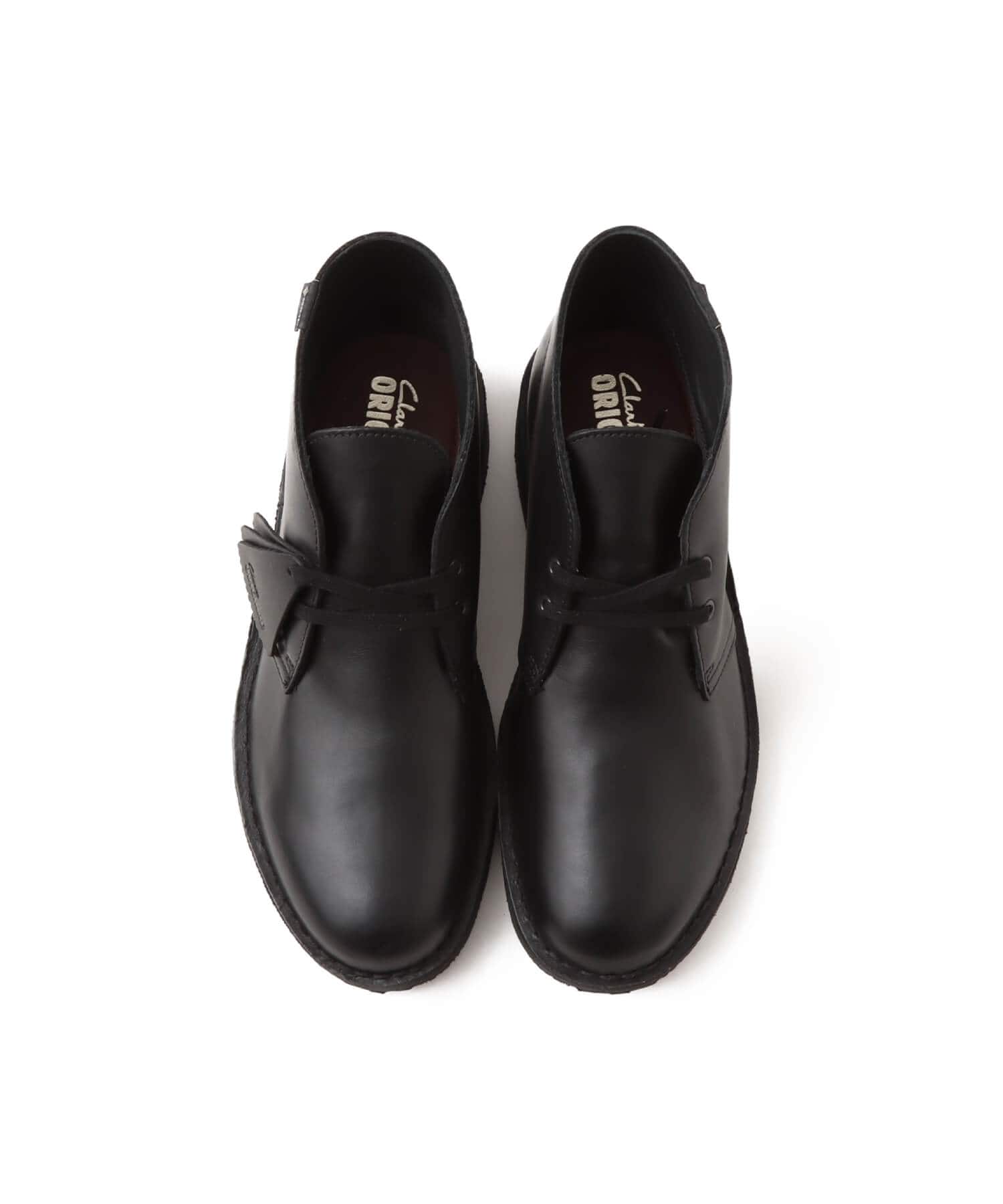 CLARKS Desert Boot GTX Black Leatherの画像