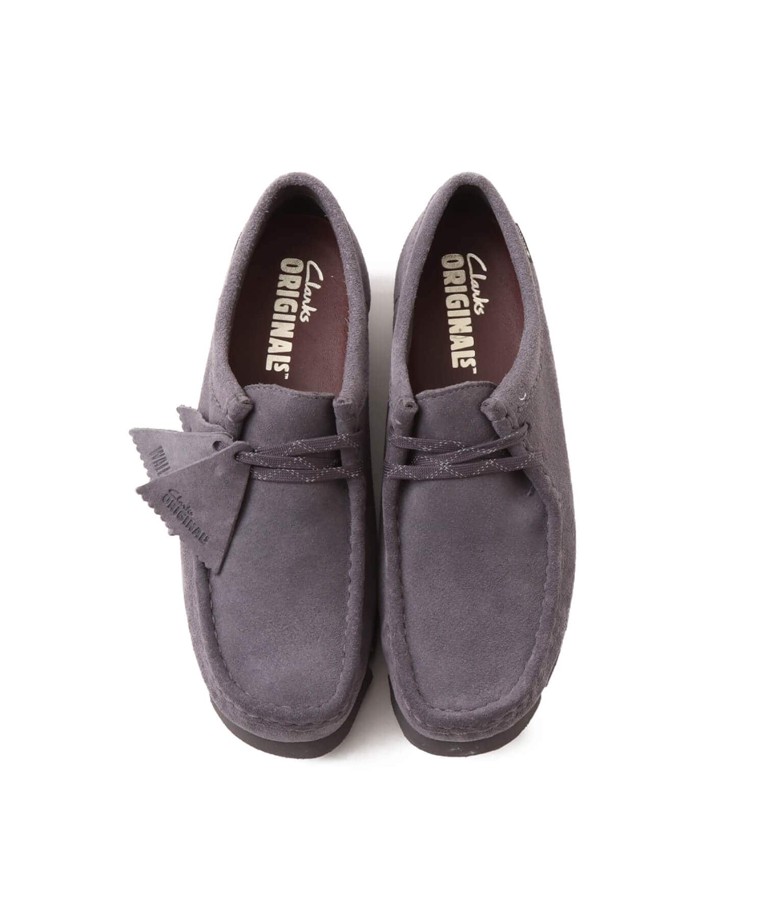 CLARKS Ladies Wallabee. GTX Purple Grey Suedeの画像