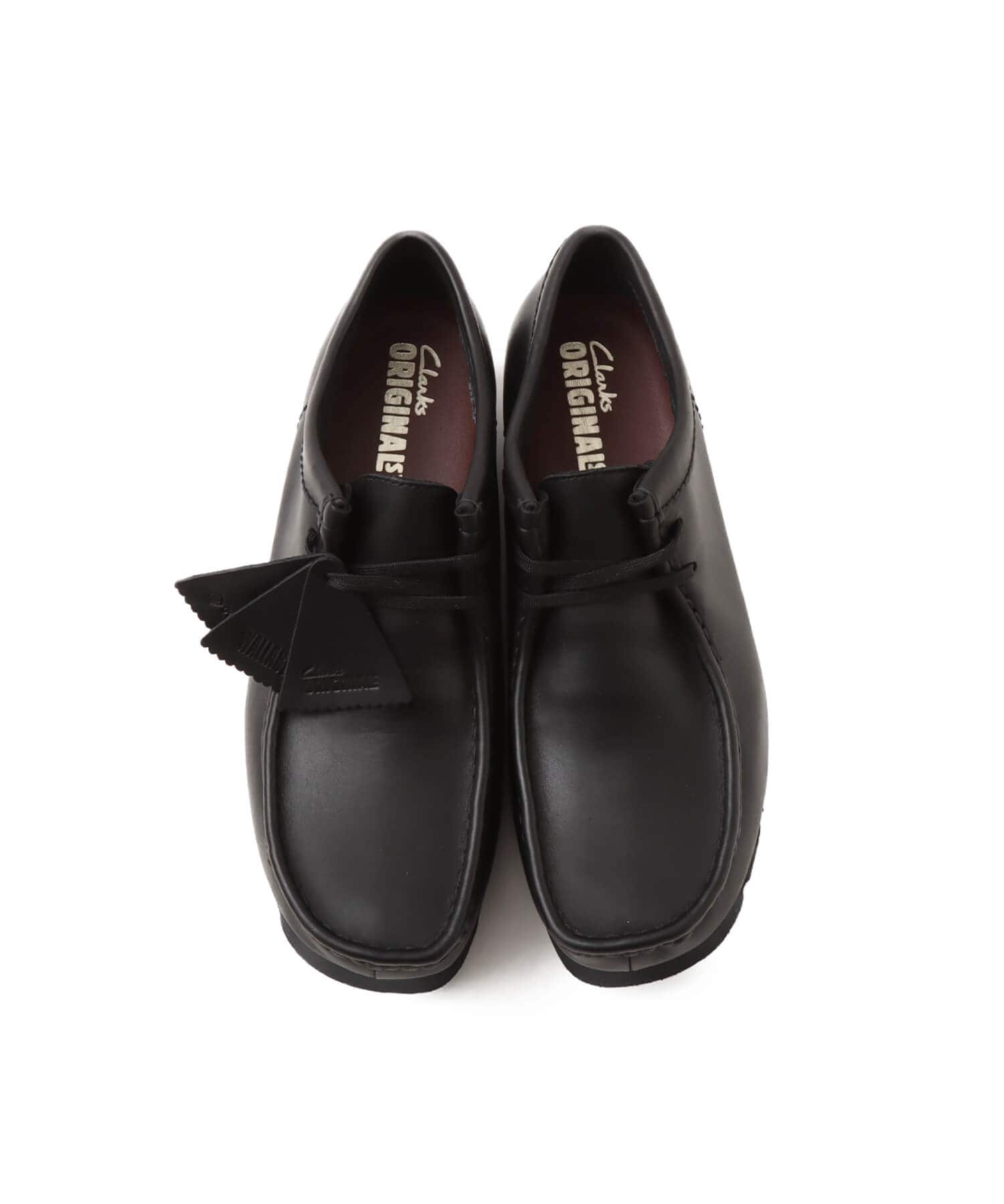 CLARKS Wallabee GTX Black / Black Leatherの画像