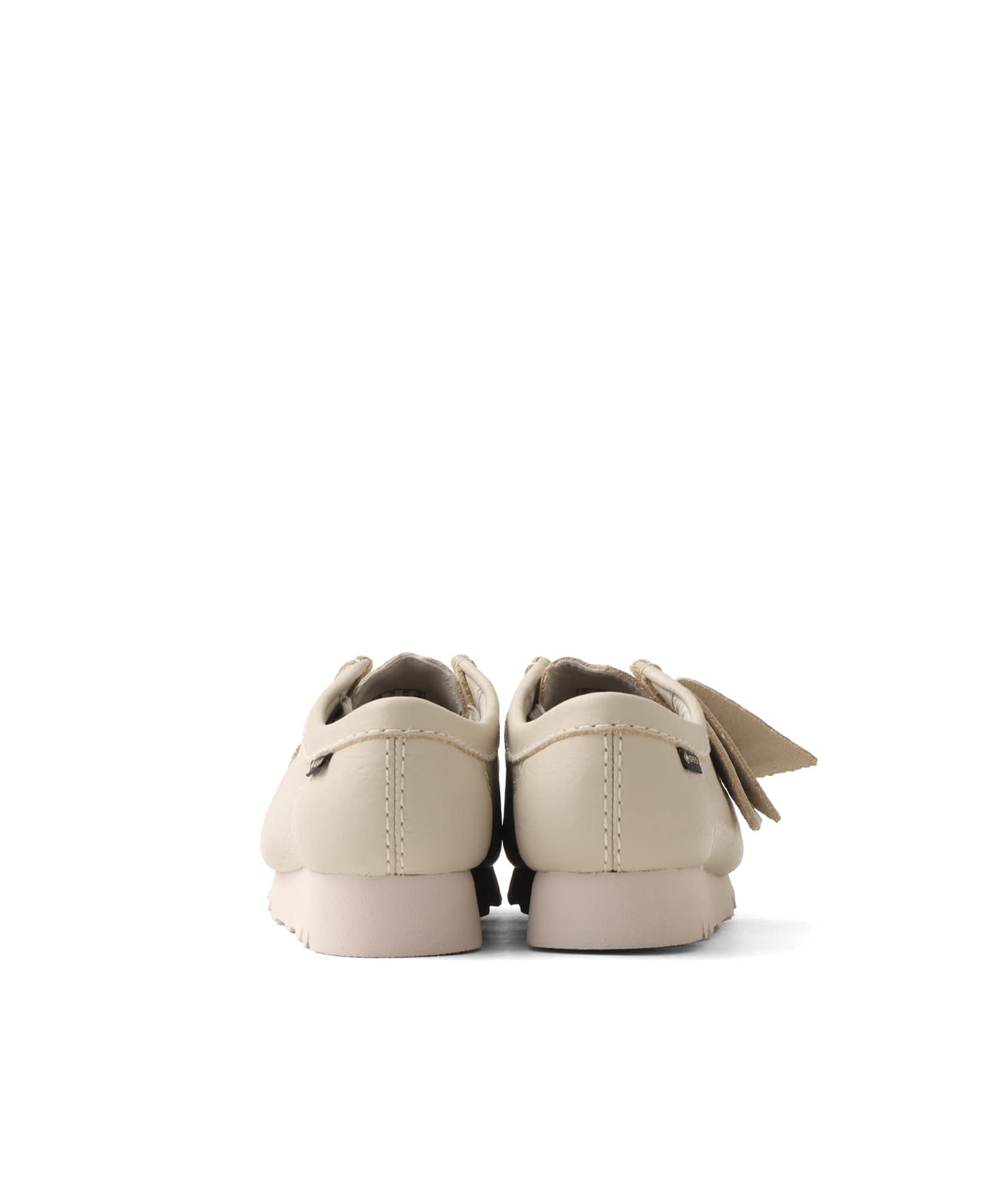 Clarks Wallabee.GTX White Leatherの画像