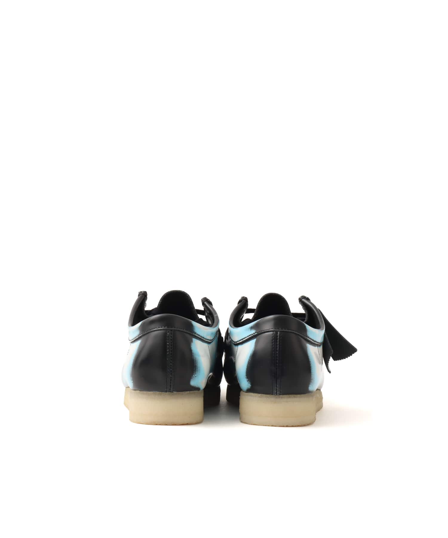 Clarks Wallabee Black Brush Offの画像