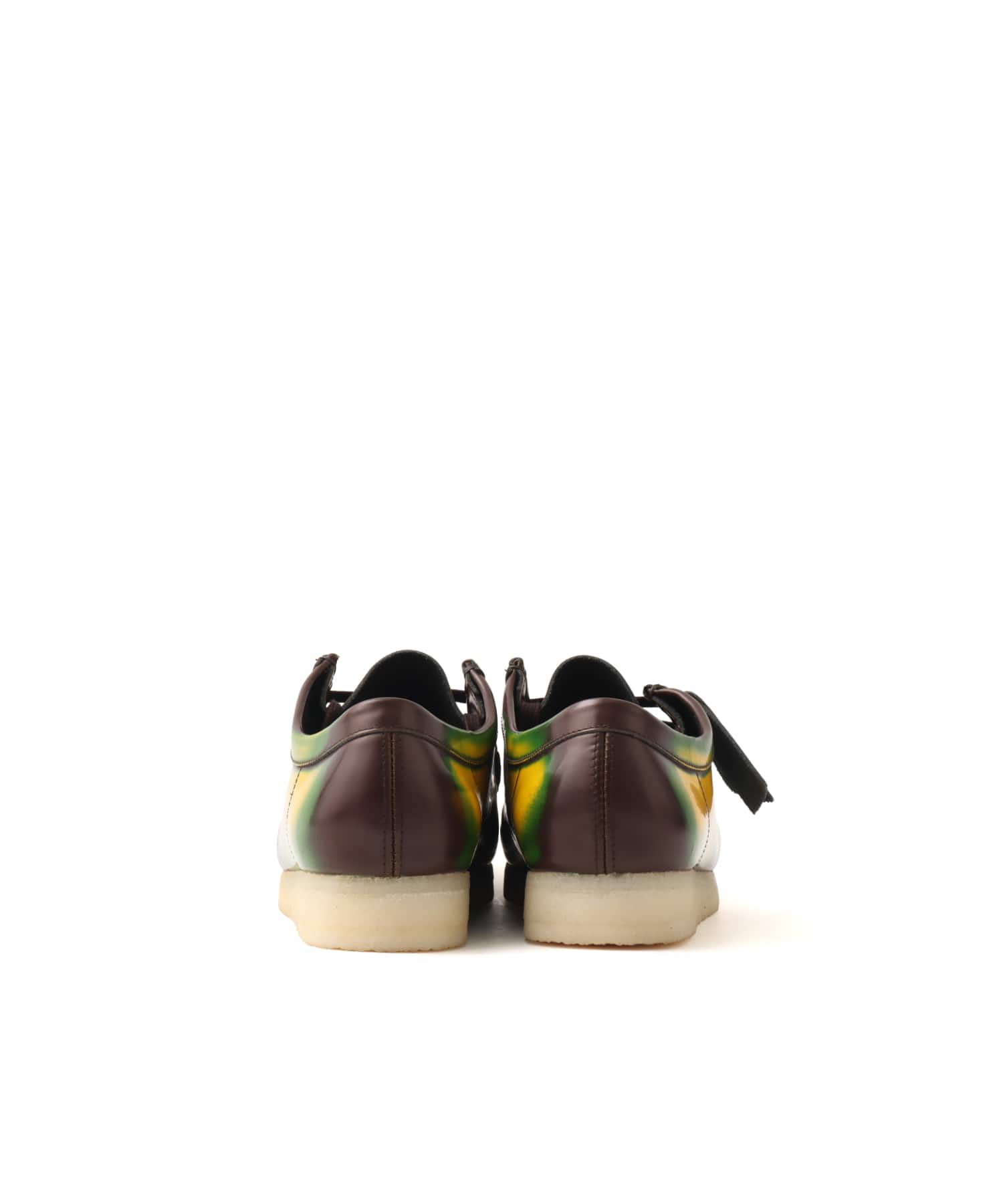 Clarks Wallabee Brown Brush Offの画像