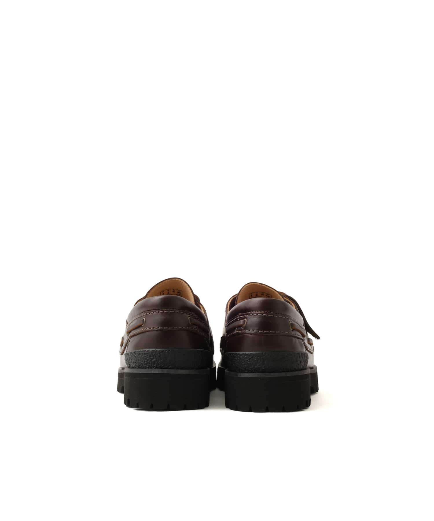 CLARKS Yukoner Boat Black/Brown Leaの画像